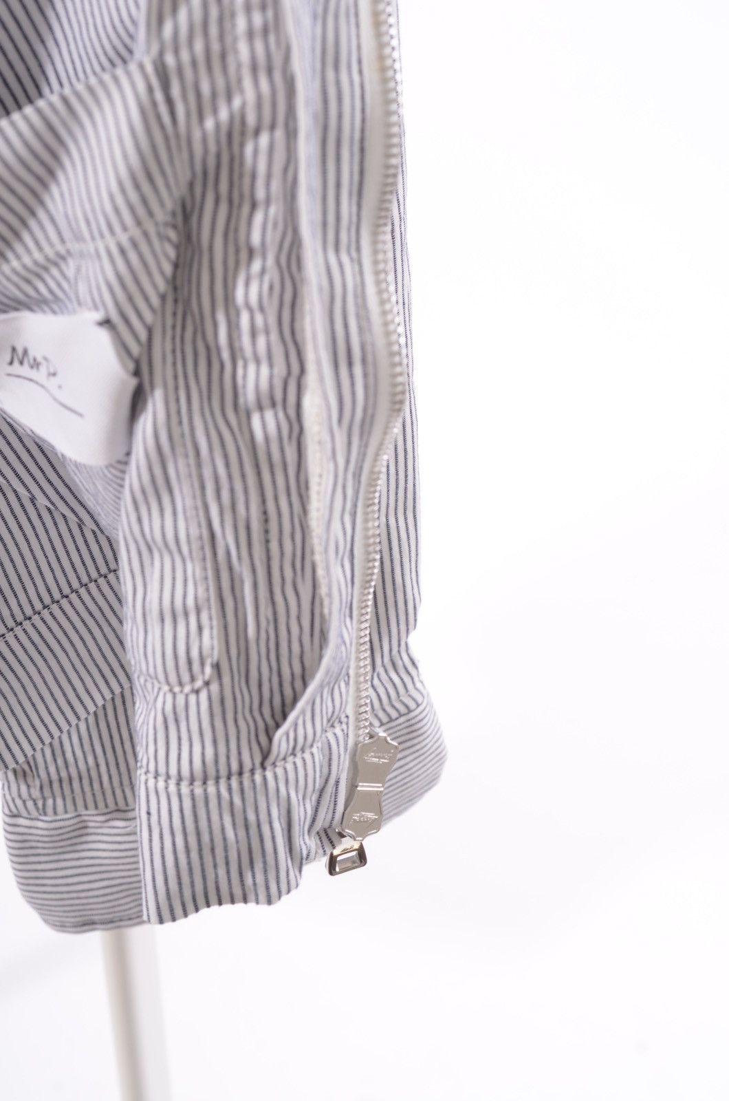 Mr P. Mr.P Porter designer brand striped button up jacket bomber Size US XL / EU 56 / 4 - 6 Thumbnail