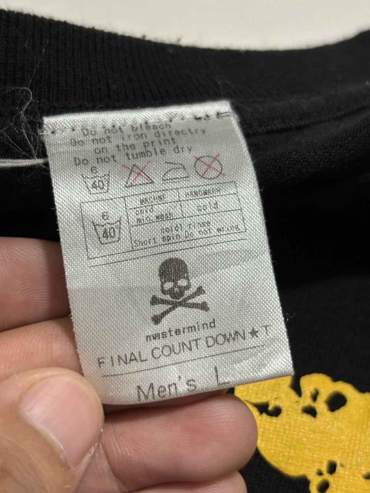 Mastermind Japan Mastermind Final Count Down Skull Tee Size US L / EU 52-54 / 3 - 5 Thumbnail
