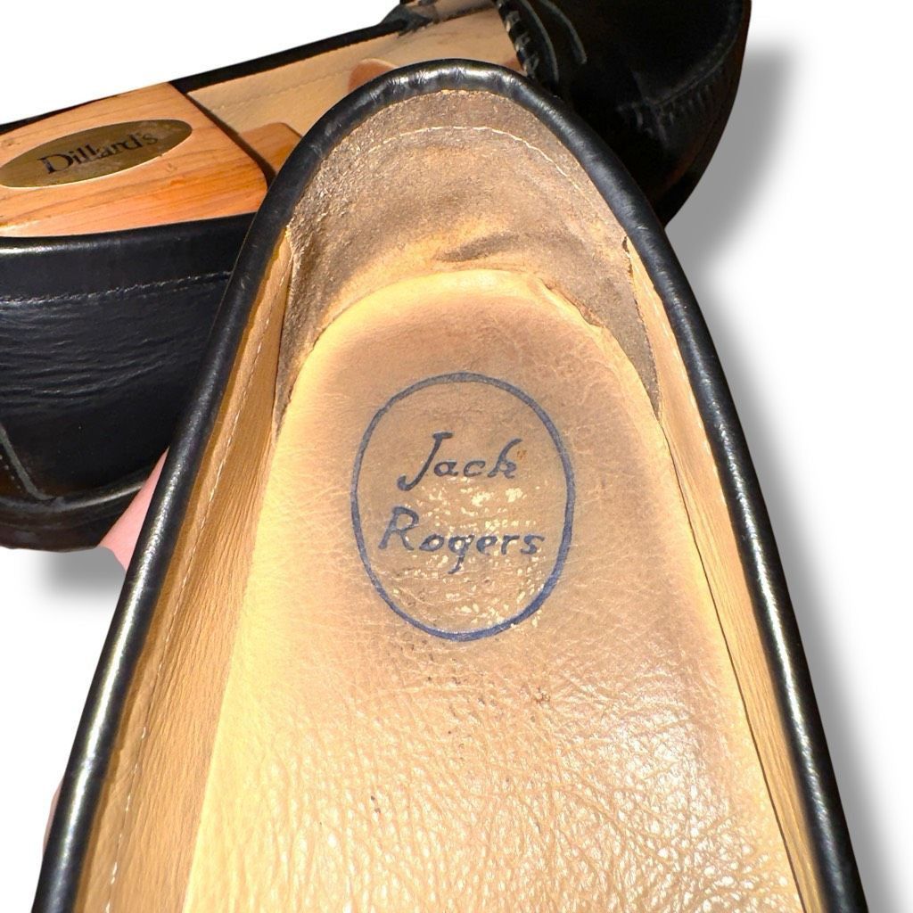 Other Black Jack Rogers Leather Penny Loafers Size 11 Size US 11 / EU 44 - 10 Thumbnail