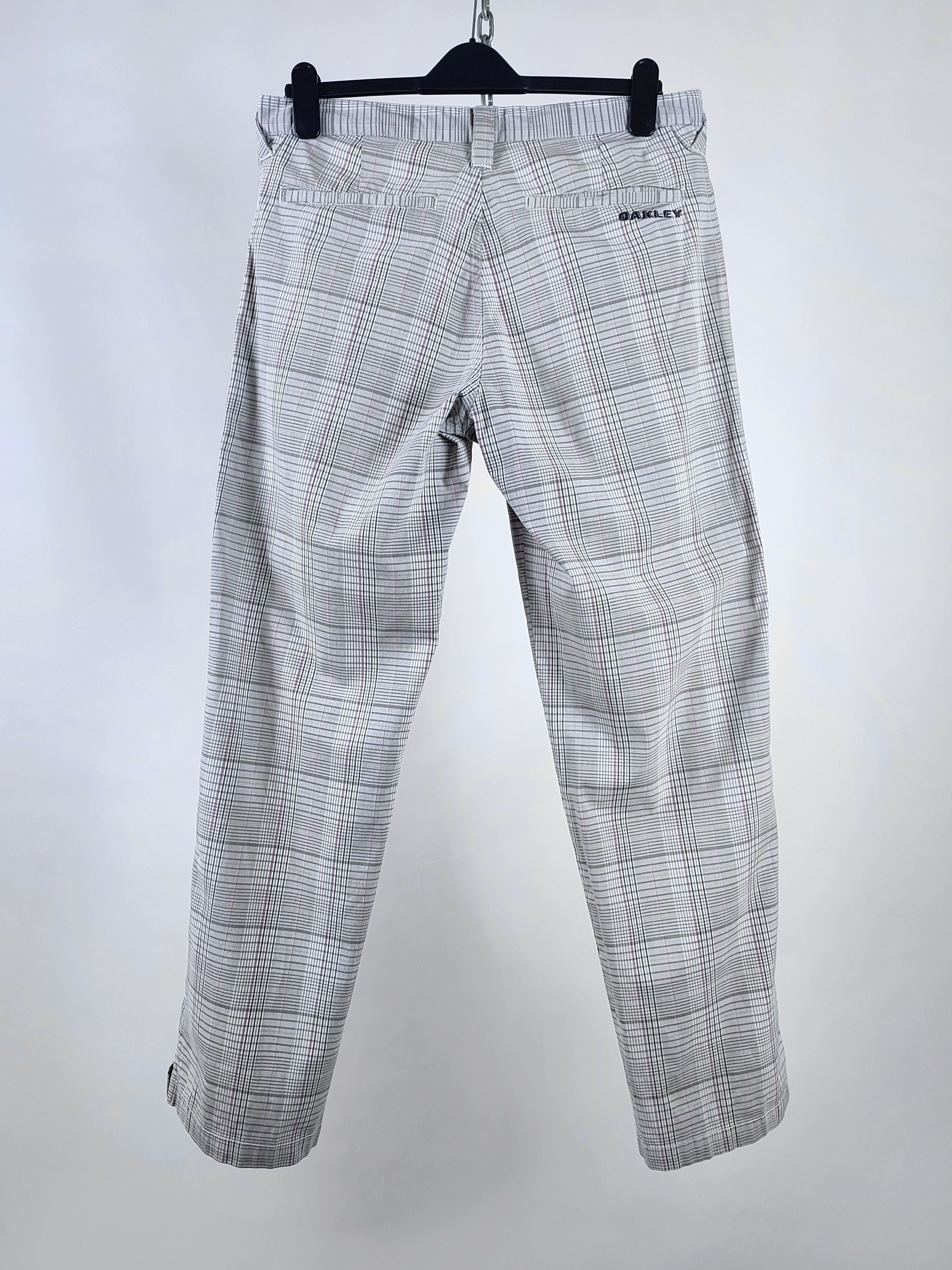 Oakley Y2K Oakley Multicolor Check Straight Nylon Pants Trousers Size US 32 / EU 48 - 6 Thumbnail
