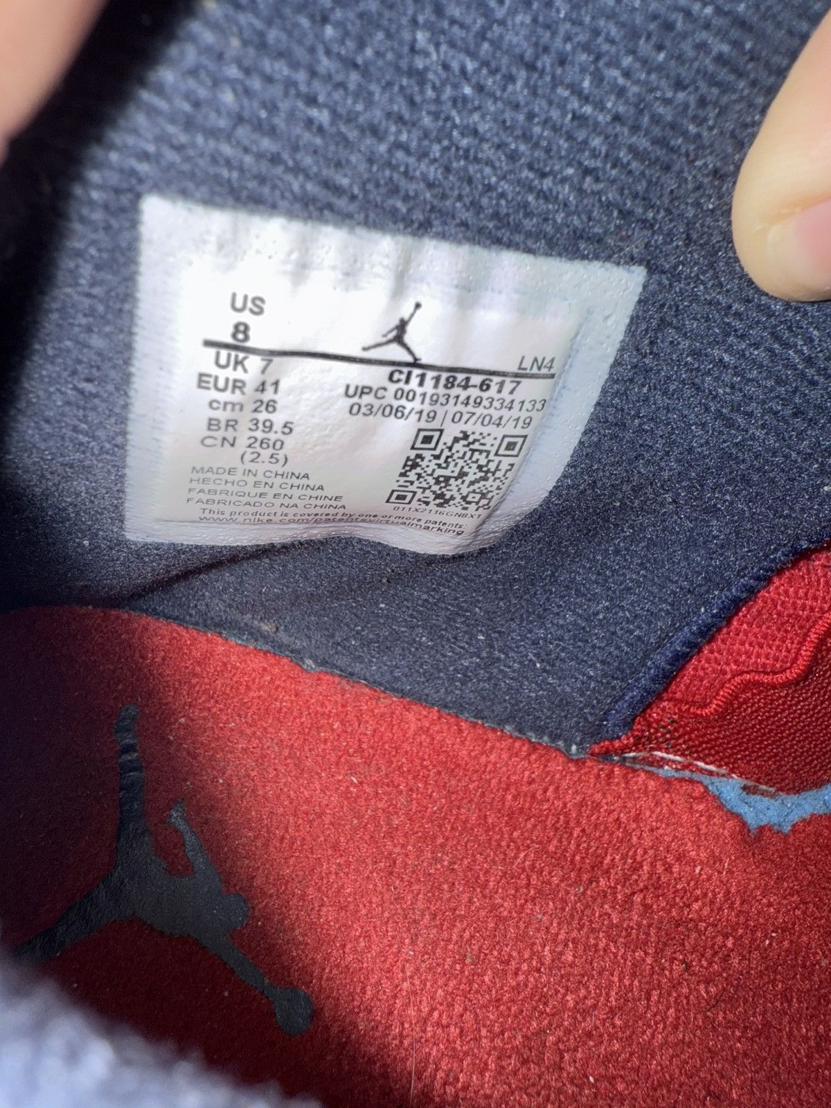 Jordan Brand Jordan 4 fiba size 8 Size US 8 / EU 41 - 7 Thumbnail
