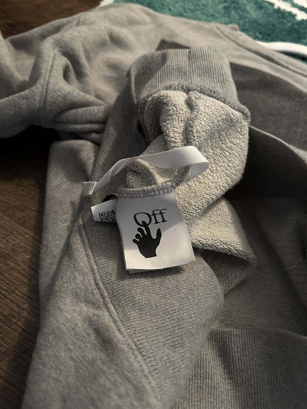 Off-White Off White Grey Crewneck Size US M / EU 48-50 / 2 - 5 Thumbnail
