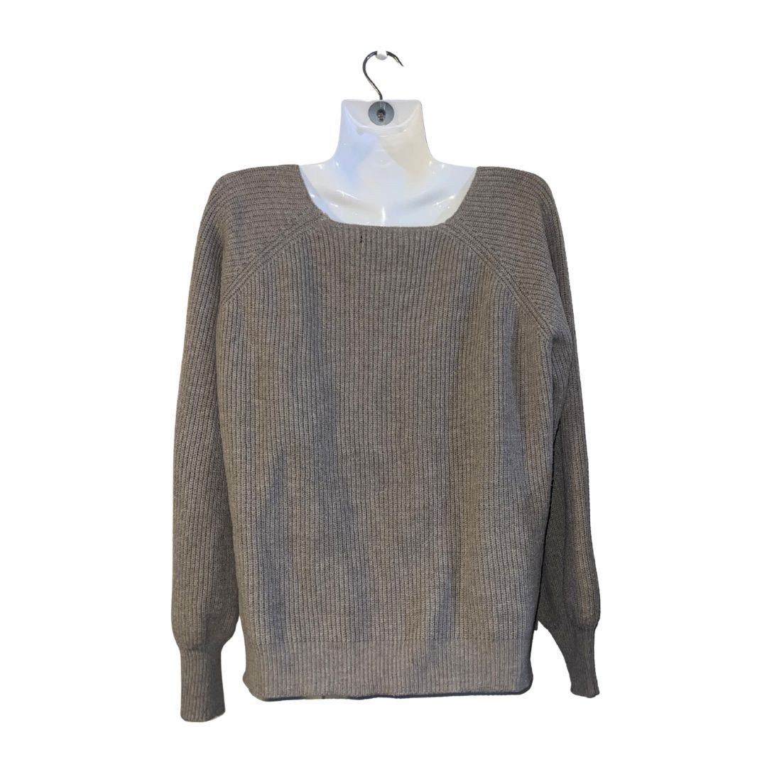 Lulus Ribbed VNeck Oversized Relaxed Pullover Sweater Large Casual Size L / US 10 / IT 46 - 2 Thumbnail