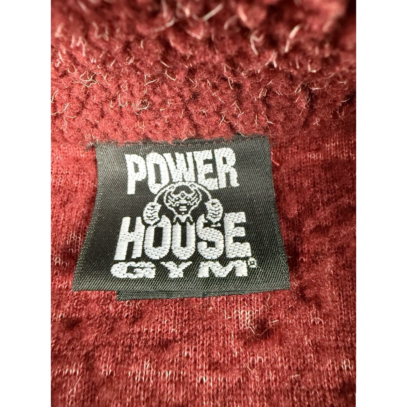 Vintage Power House Gym Mens 1/4 Zip Fleece Red Sweater L Large Pullover Size US L / EU 52-54 / 3 - 2 Thumbnail