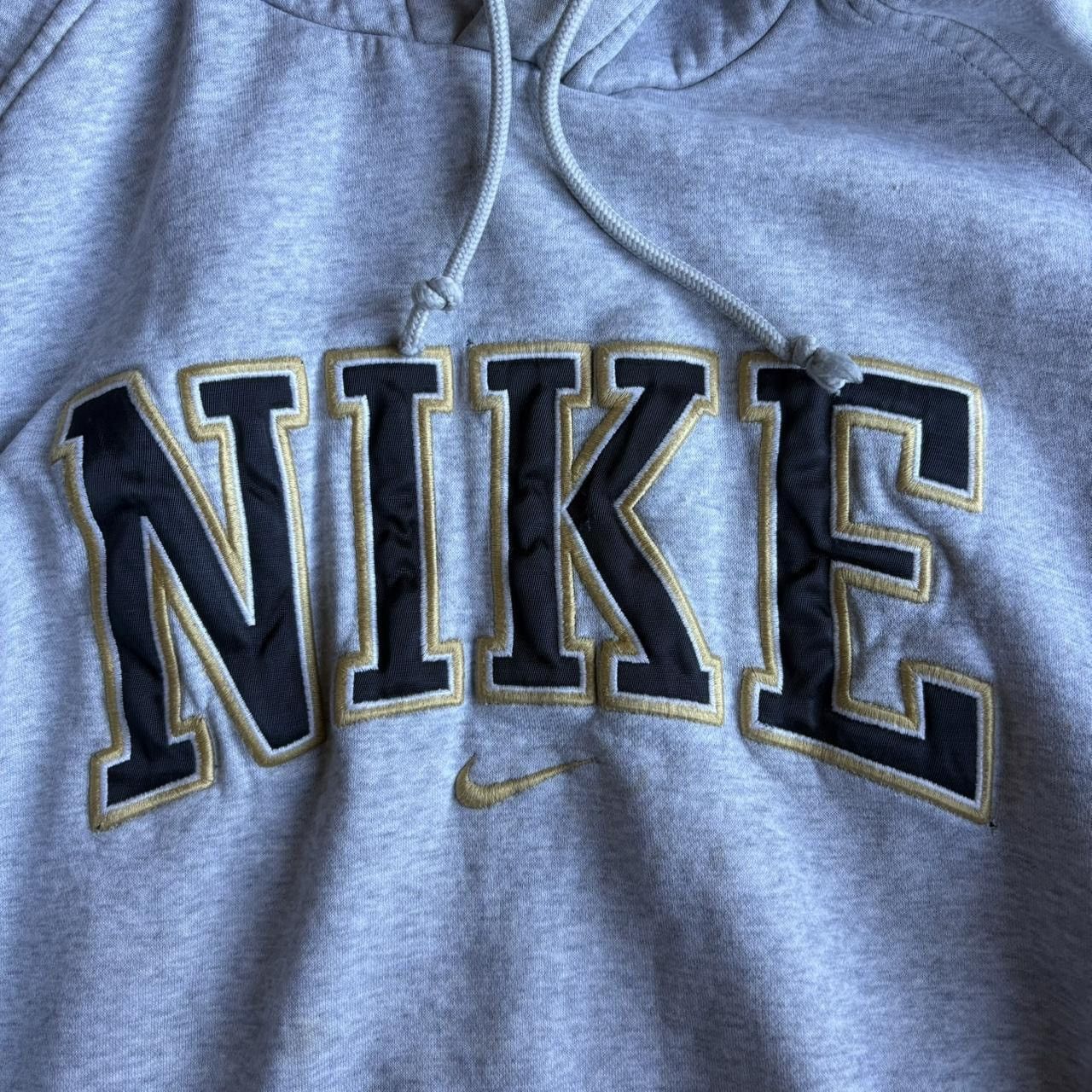 Nike Vintage 90s Grey Nike Hoodie Size US XL / EU 56 / 4 - 3 Thumbnail