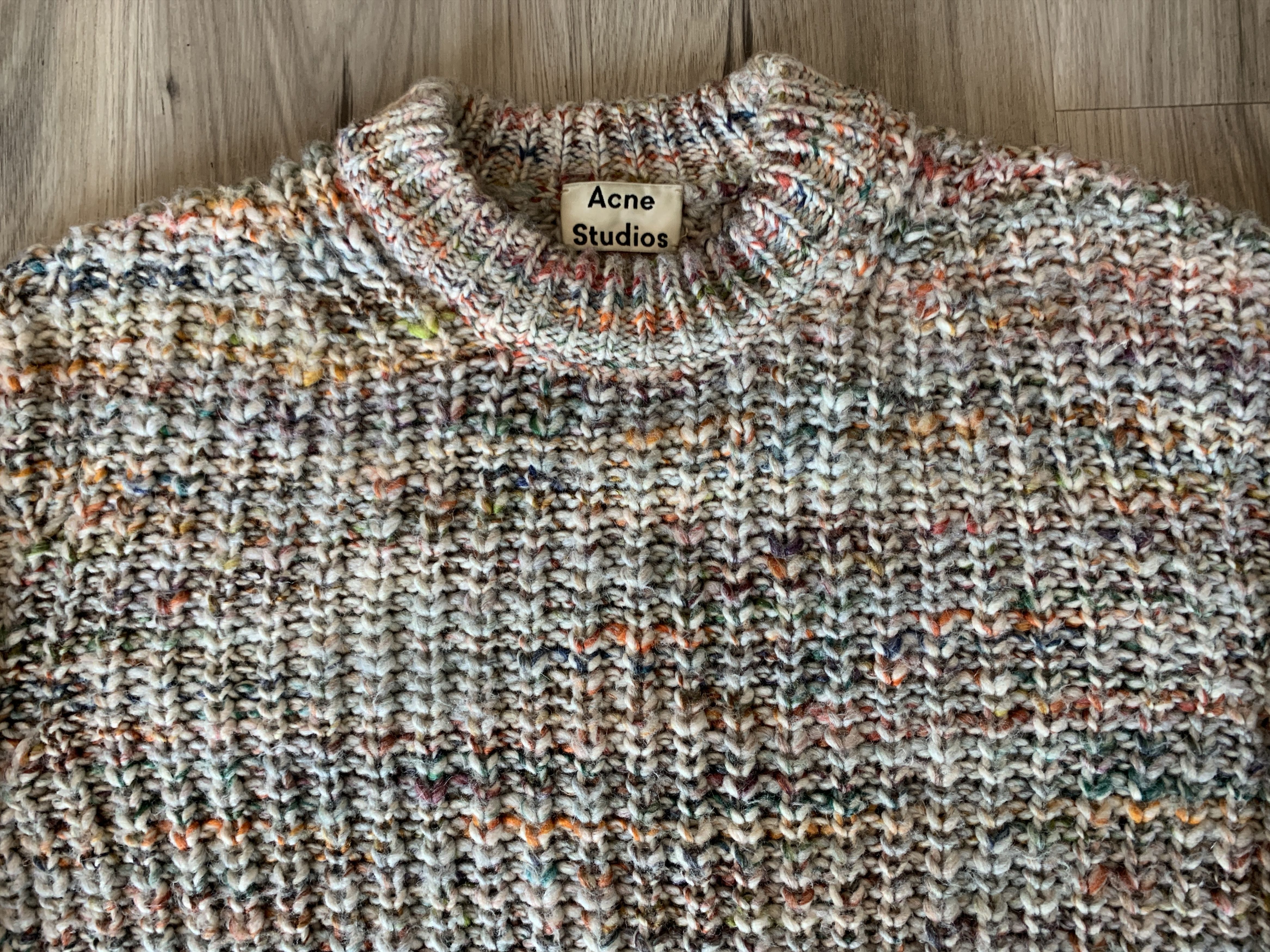 Acne Studios Zora Multicolor Knit Sweater PSS18 Size US S / EU 44-46 / 1 - 3 Thumbnail