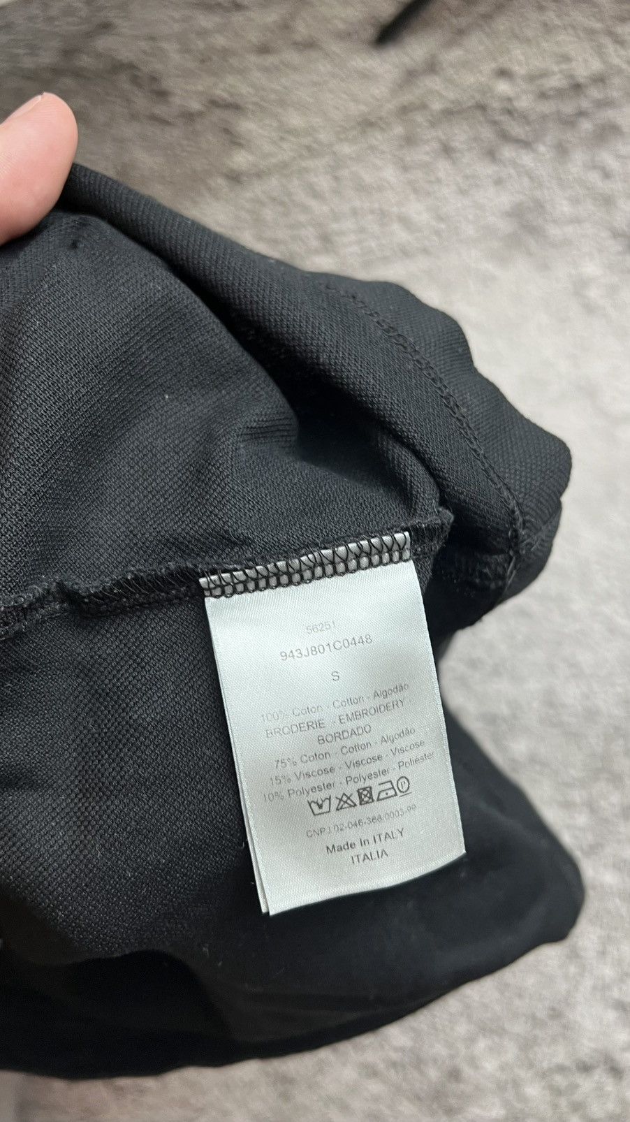 Dior Raymond Pettibon embriodered back patch polo shirt Size US S / EU 44-46 / 1 - 9 Thumbnail