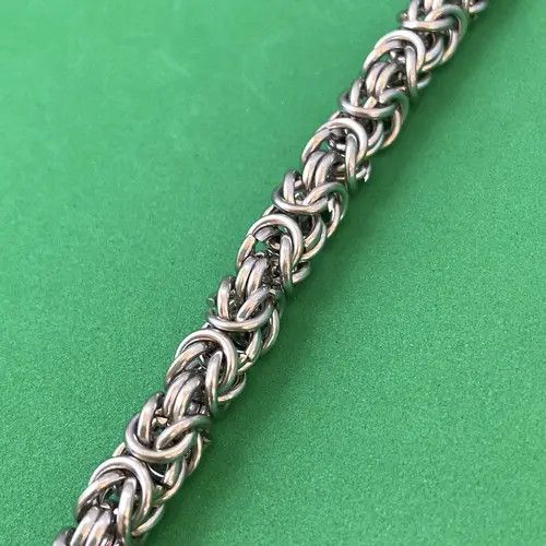 Designer × Jewelry Titanium Steel Link Chain Bracelet for Men Women Size ONE SIZE - 4 Thumbnail