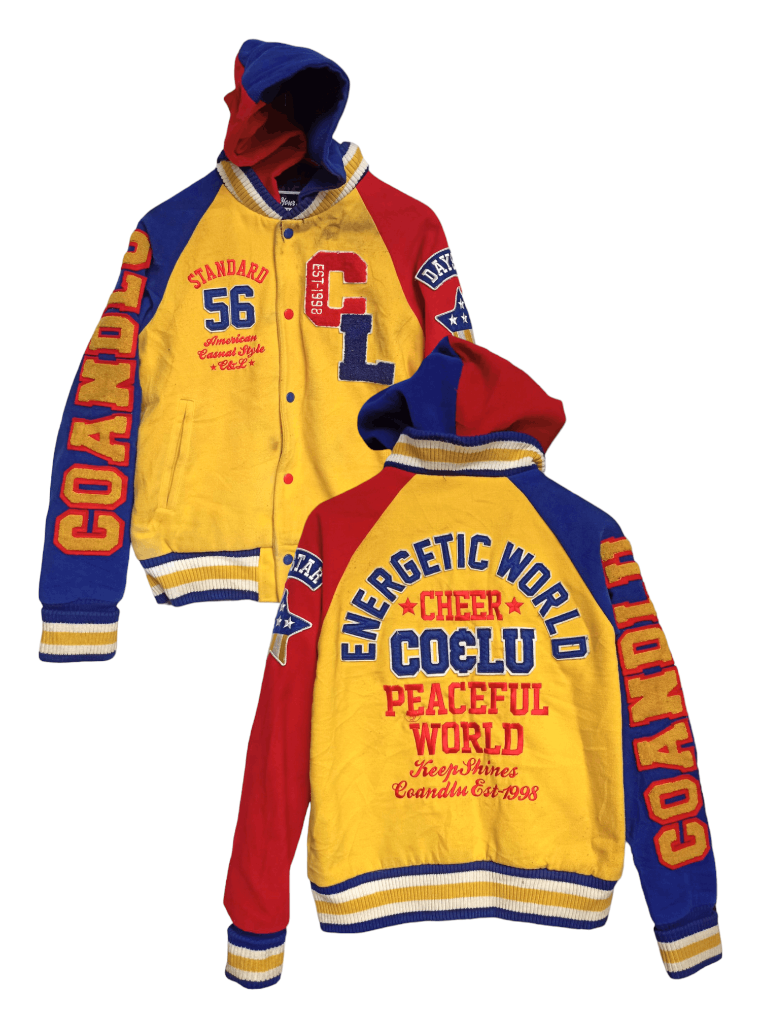 Vintage 🔥 Union Made CO And LU Small Varsity Jacket Size US S / EU 44-46 / 1 - 1 Thumbnail