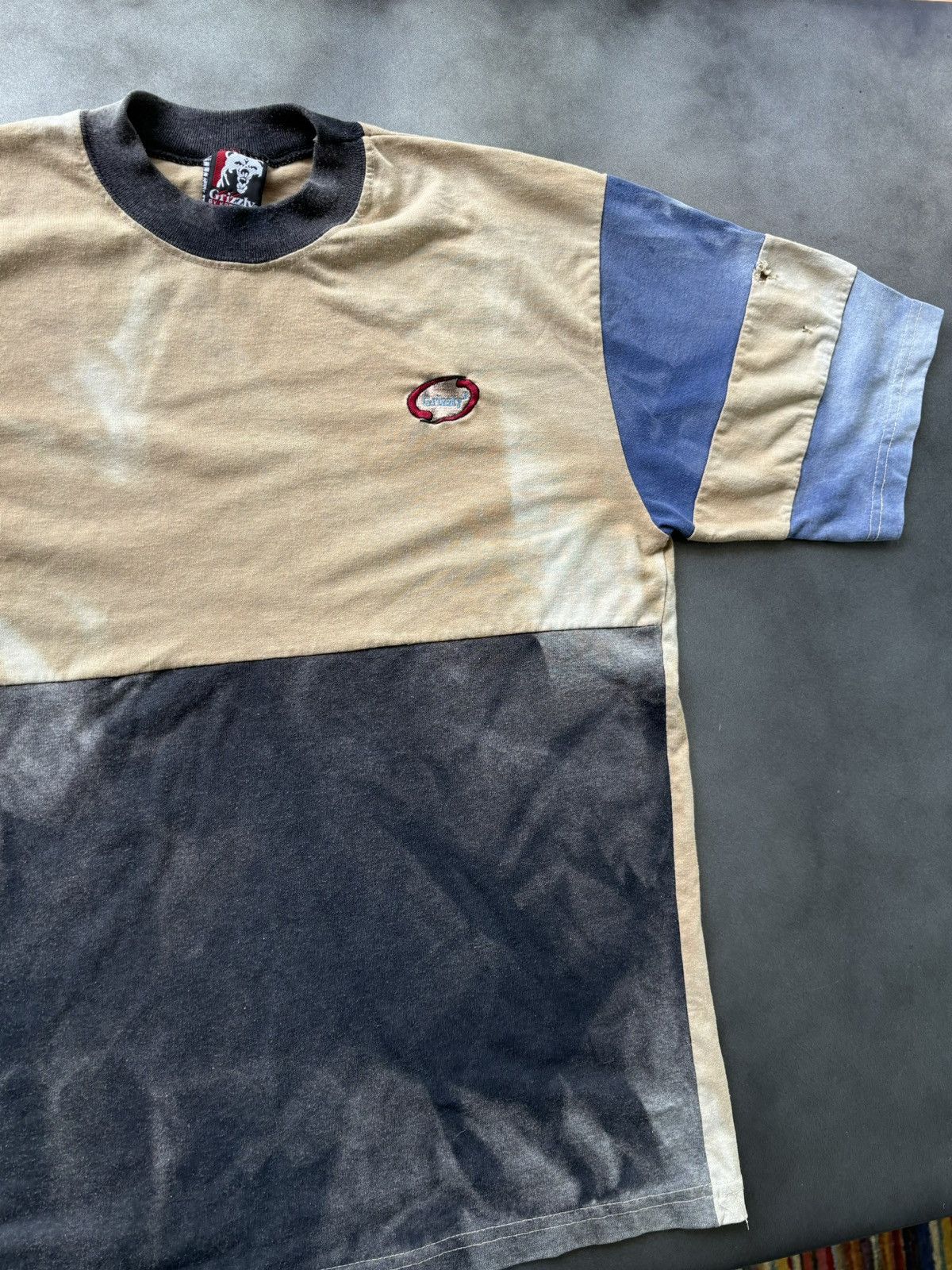 Vintage 1990s Vintage Sun Faded Tee Colour Block Bleached Thrashed M. Size US M / EU 48-50 / 2 - 1 Thumbnail