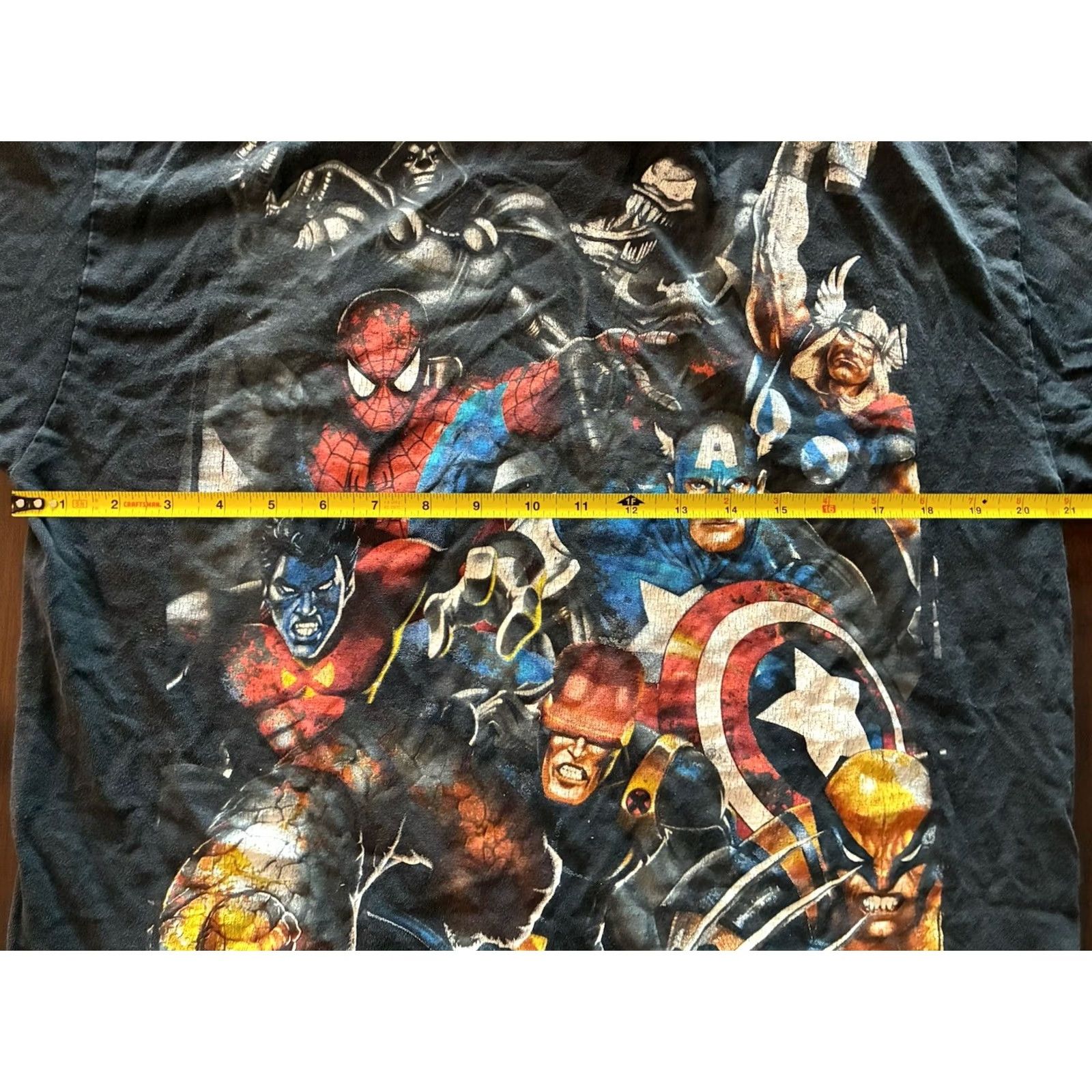 Vintage VINTAGE Mad Engine Marvel Shirt Avengers Dr Doom Men’s Large Big Graphic Size US L / EU 52-54 / 3 - 4 Thumbnail