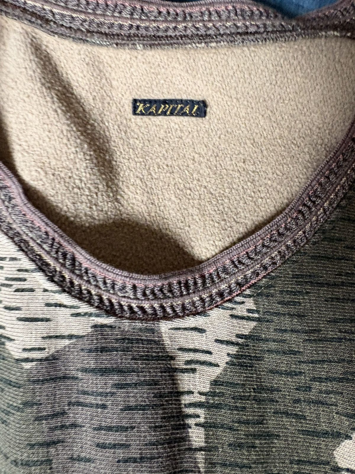 Kapital Kapital camouflage pullover Vest Size US XL / EU 56 / 4 - 10 Thumbnail