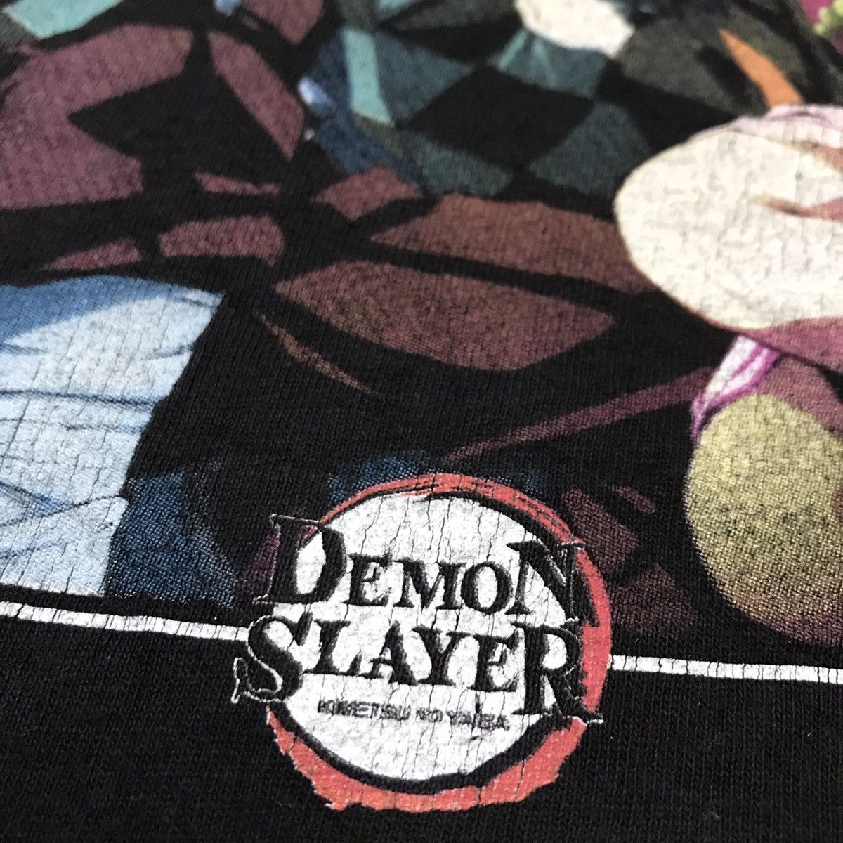 Anime VINTAGE DEMON SLAYER ANIME TSHIRT Size US XL / EU 56 / 4 - 10 Thumbnail