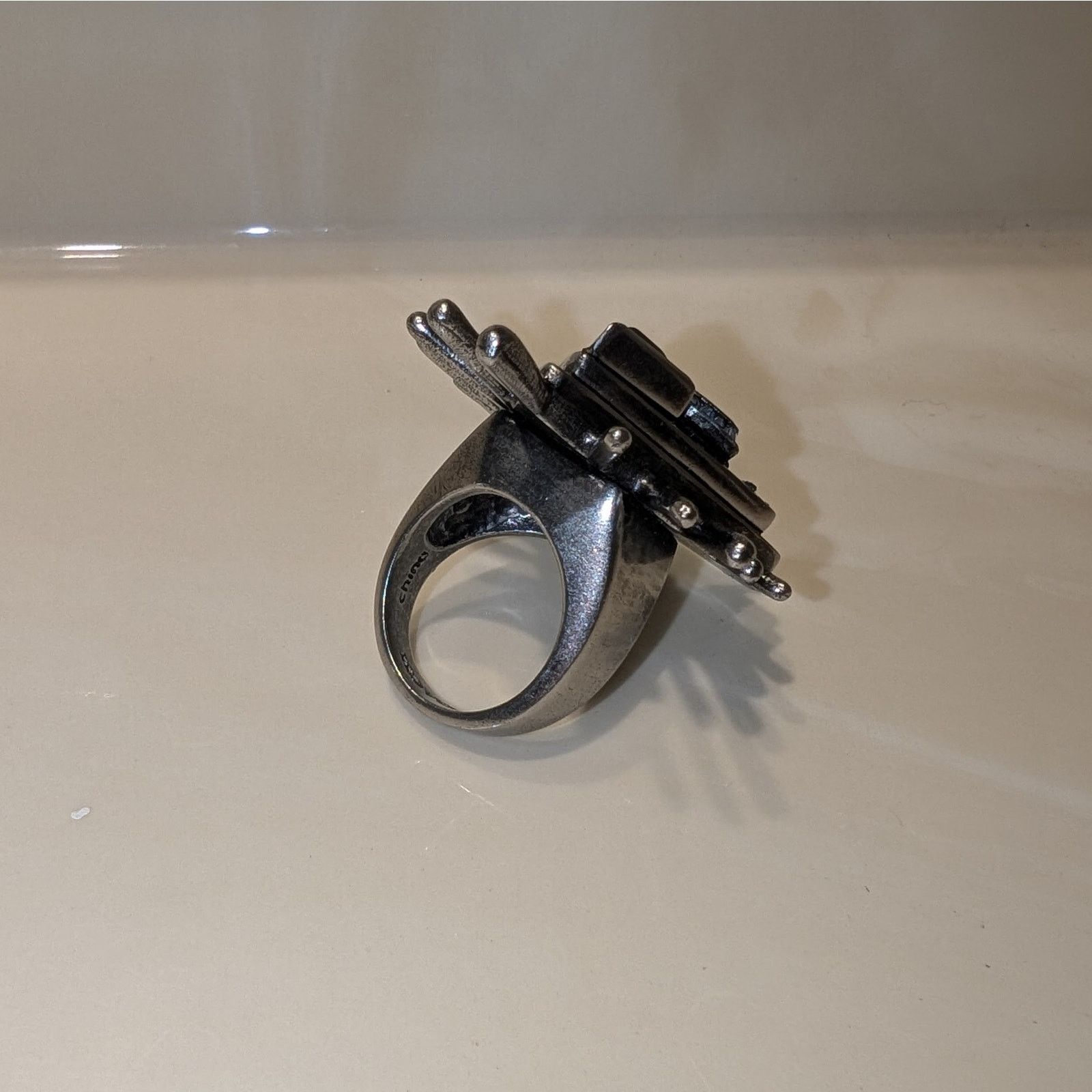 Coach COACH - Rare Pyramid Eye Ring 7.5 Size ONE SIZE - 7 Thumbnail
