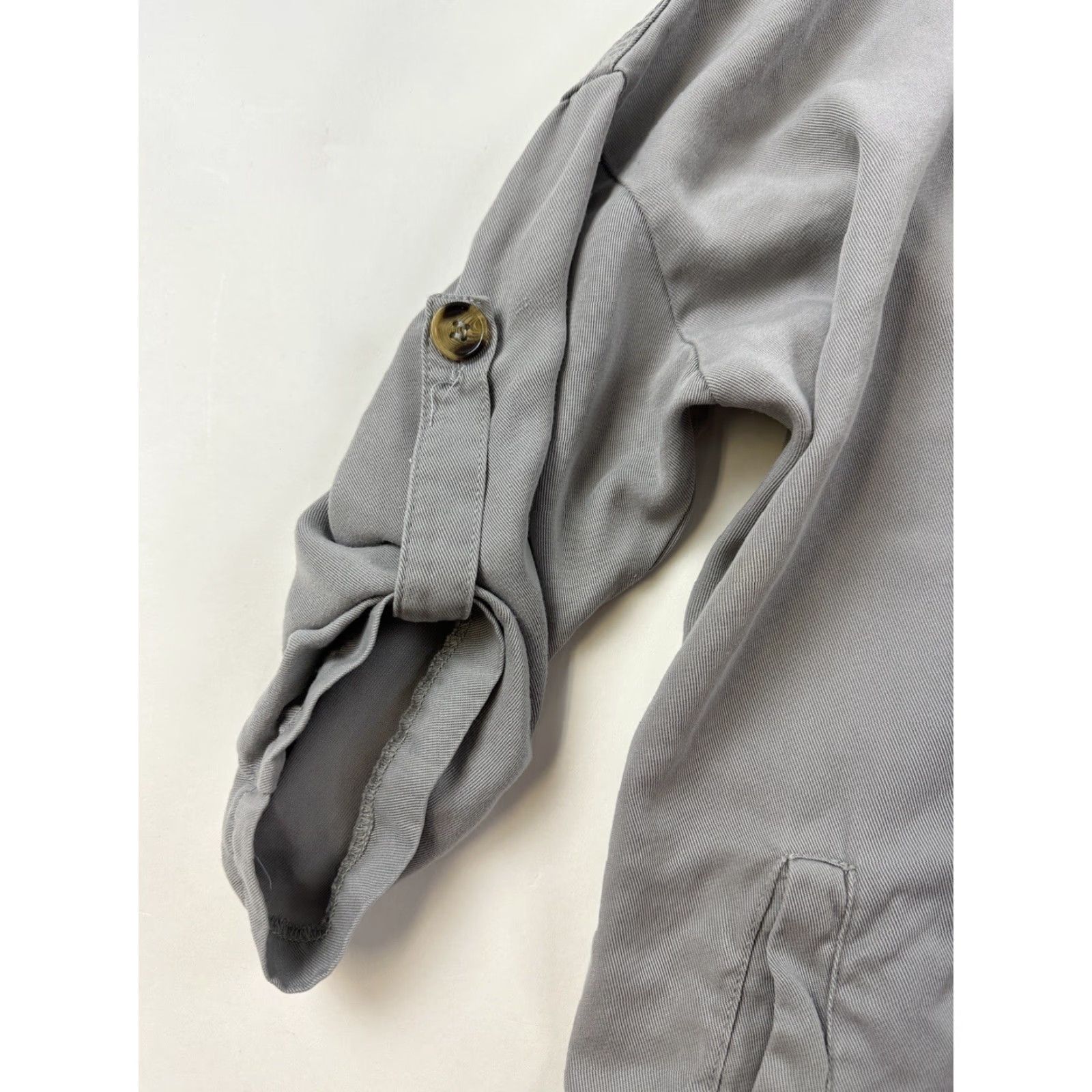 Lulus Lulus Oversized Jacket Women’s XS Gray Lyocell Regular XS Gray Casual Travel 100% Tencel Basic Jacket Mens? Women’s? Wait Size XS / US 0-2 / IT 36-38 - 5 Thumbnail