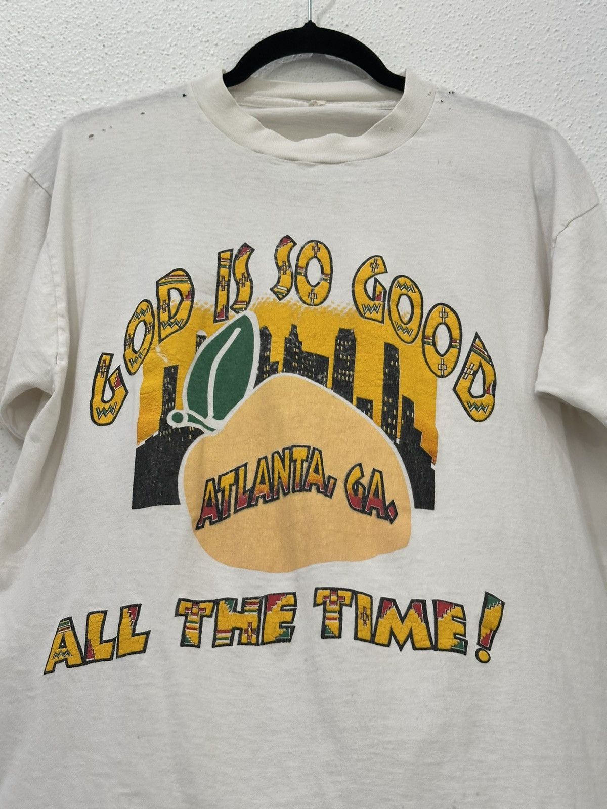 Vintage Vintage 90s God Is So Good All The Time T-Shirt Screen Stars Size US L / EU 52-54 / 3 - 5 Thumbnail