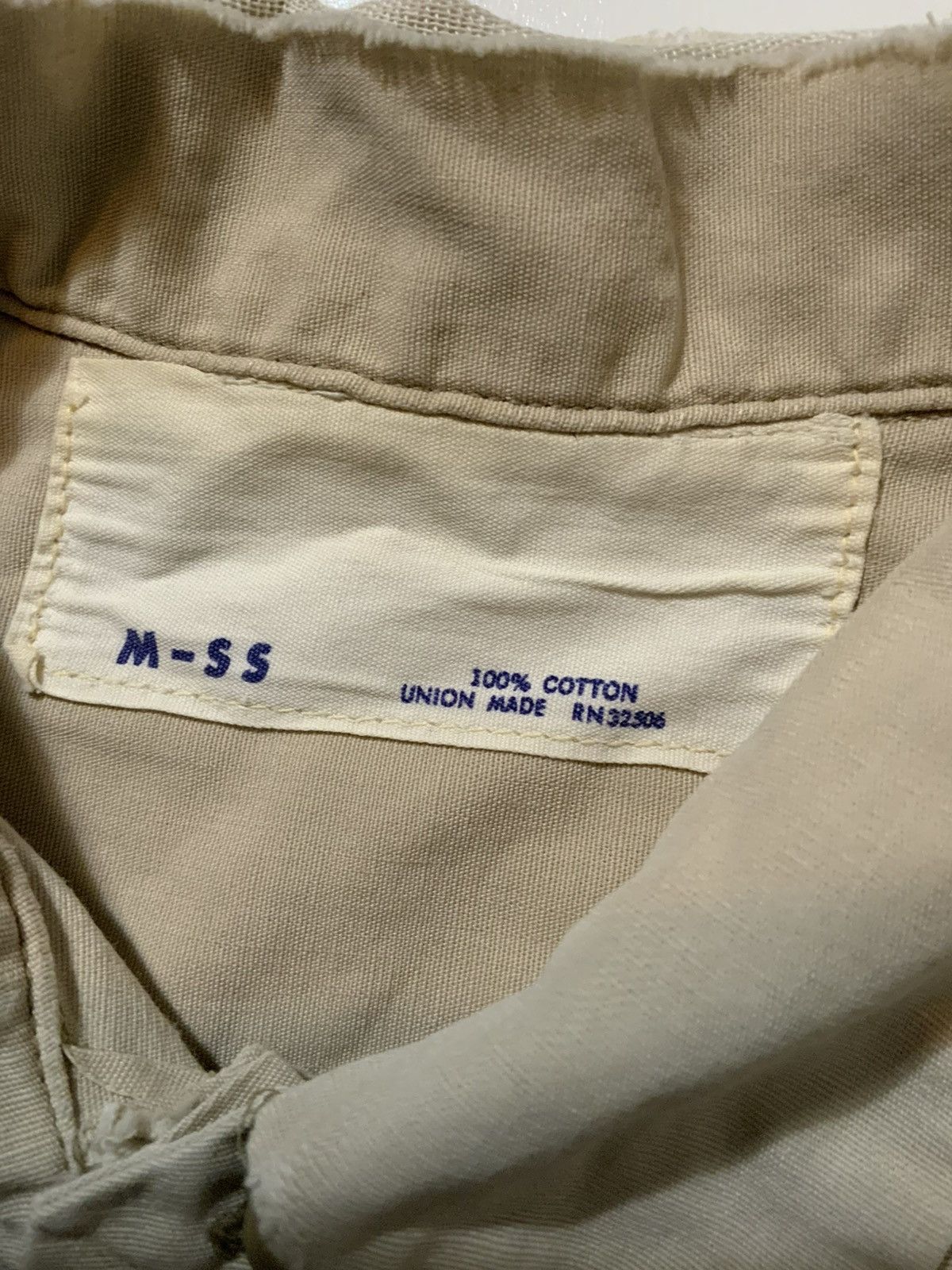 Vintage Vintage 70s 80s M-SS Union Made Khaki Safari Workwear Shirt Size US M / EU 48-50 / 2 - 5 Thumbnail