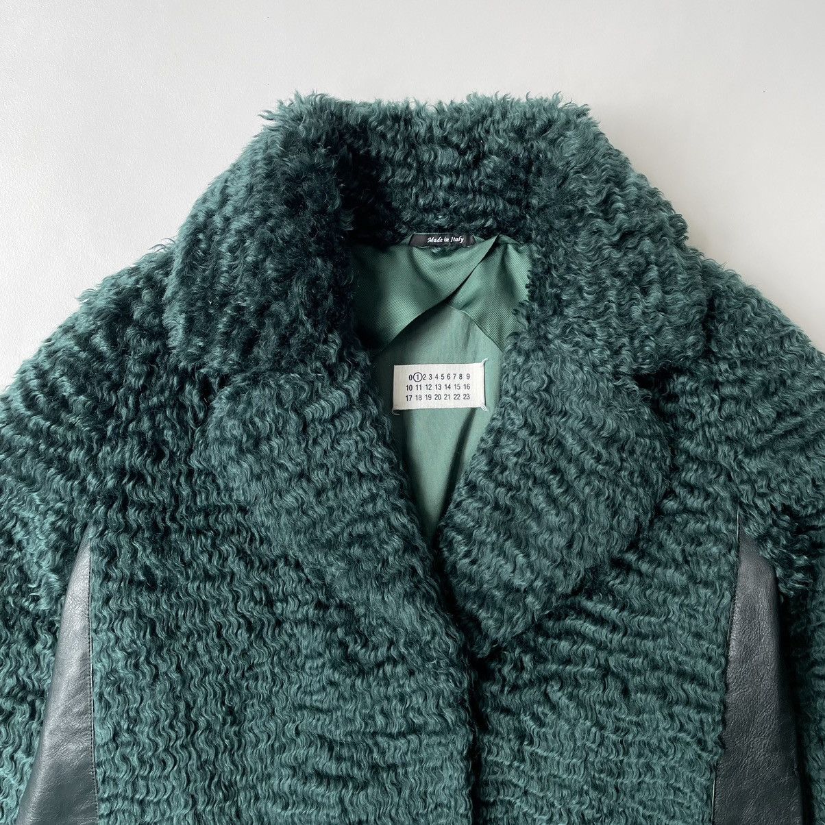 Maison Margiela A/W 13 Emerald Green Mohair Jacket Size S / US 4 / IT 40 - 4 Thumbnail