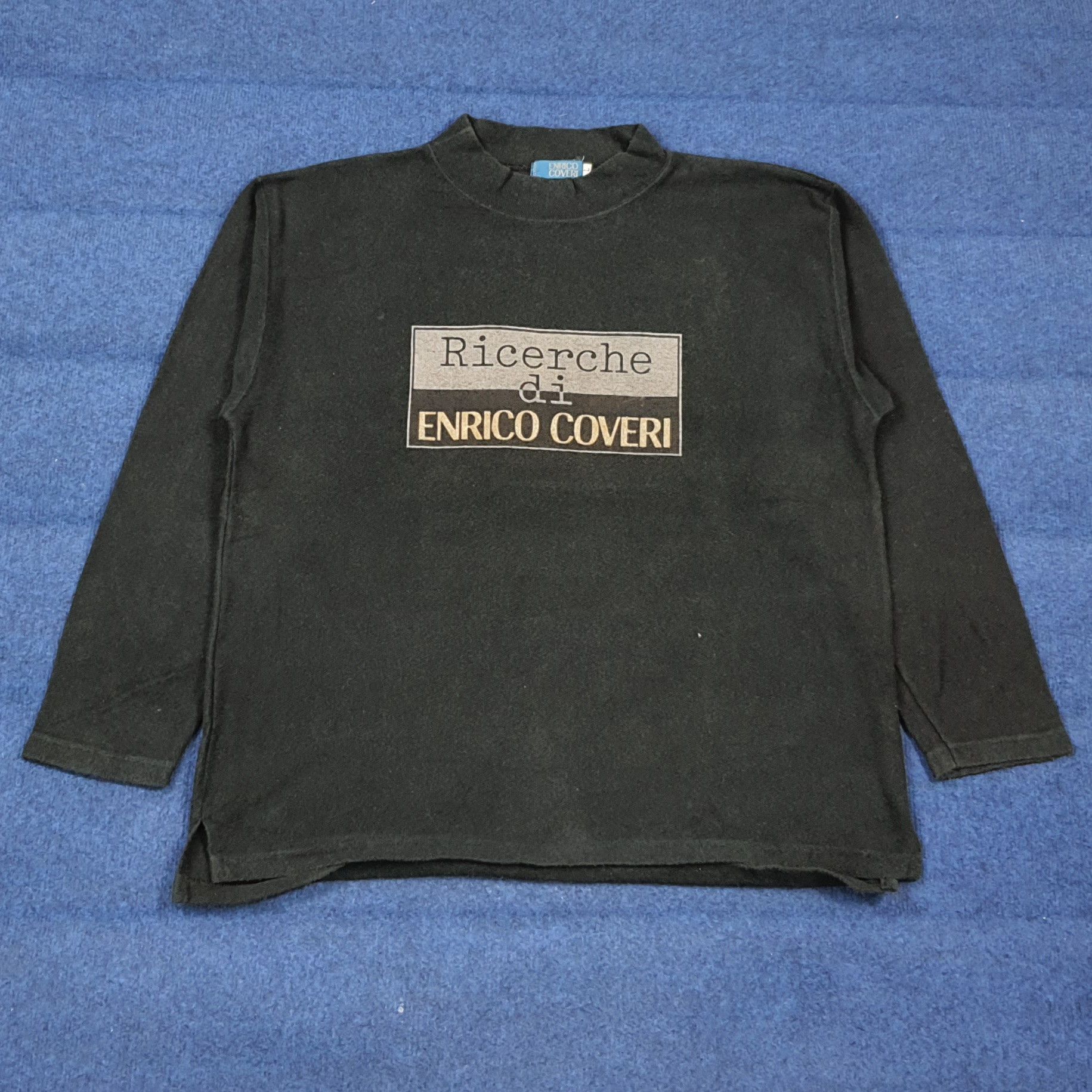 Enrico Coveri Vintage Ricerche di Enrico Coveri Mock Neck Pullover C289N19 Size US L / EU 52-54 / 3 - 1 Thumbnail