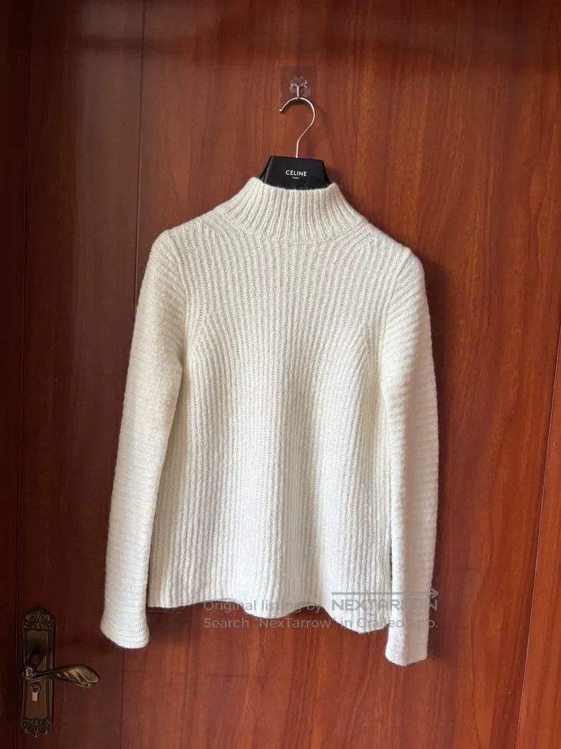 Helmut Lang HELMUT LANG Knitted Sweater - Semi High Neck Sweater, Size Size XS / US 0-2 / IT 36-38 - 1 Thumbnail