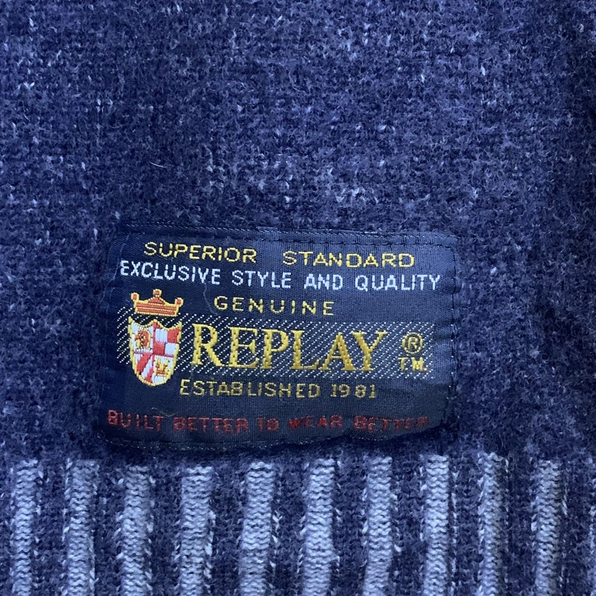 Replay Replay Big Logo Zipper Hoodie Knit Size US M / EU 48-50 / 2 - 7 Thumbnail