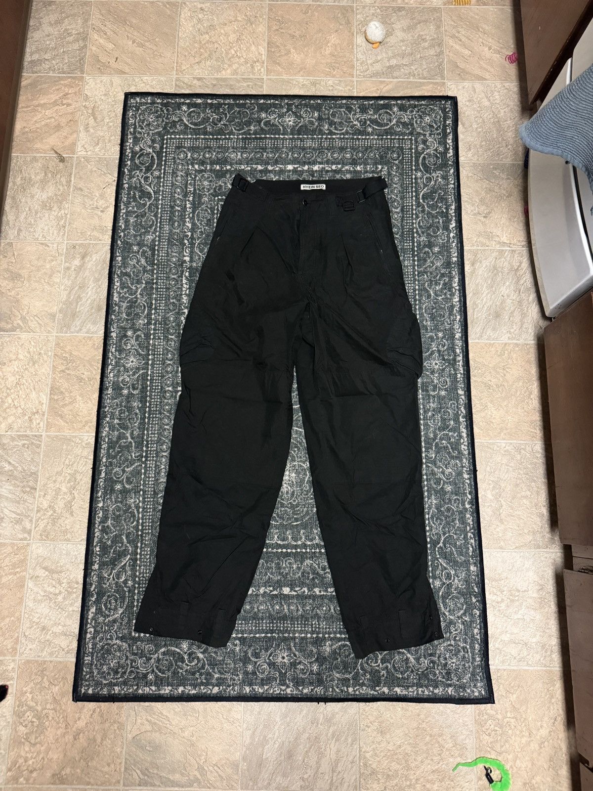 Hyein Seo Black Hyein Seo Cargo pants Size US 32 / EU 48 - 1 Thumbnail
