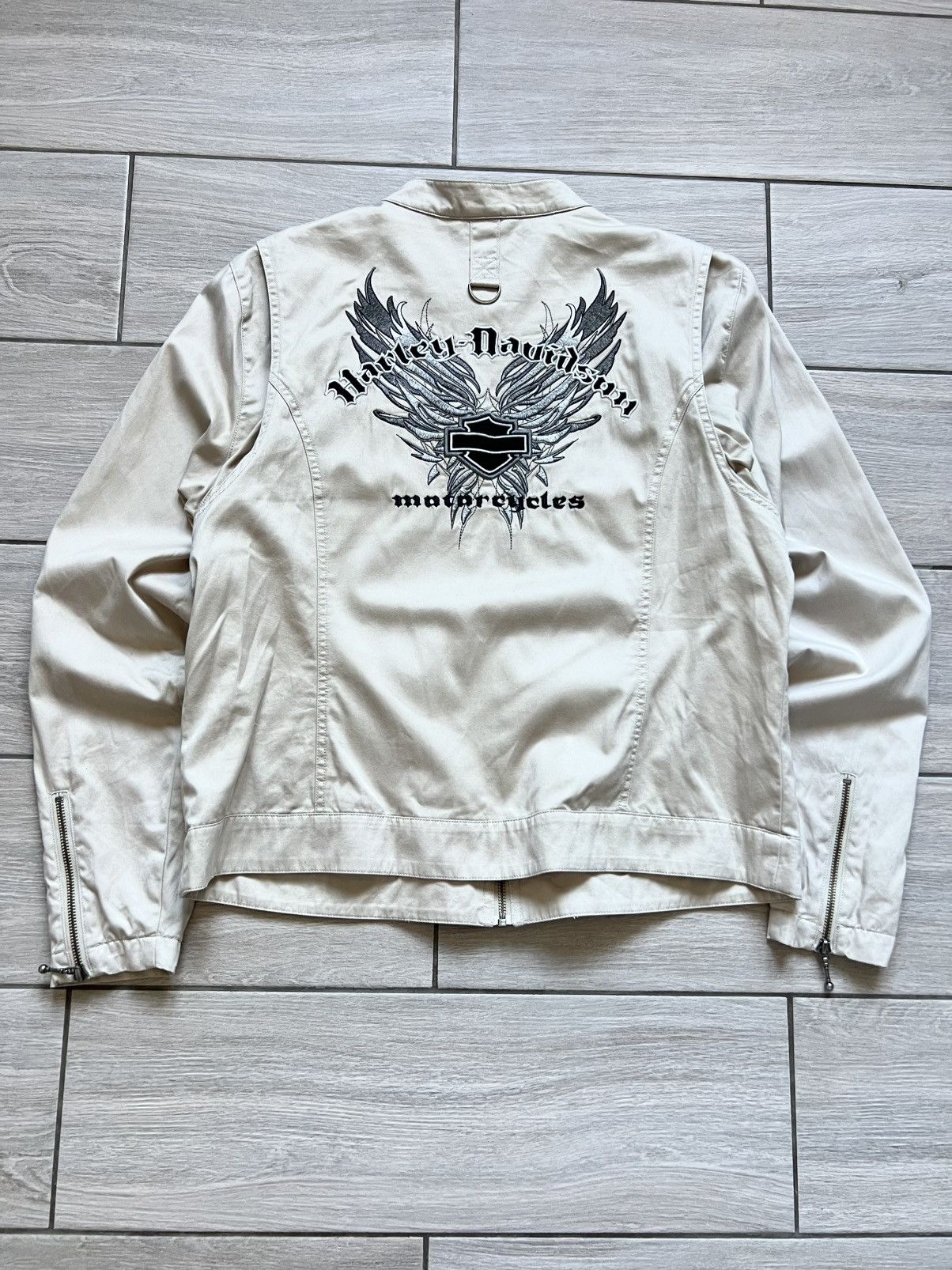 Harley Davidson Vintage Harley-Davidson Motorcycles Big Logo Jacket Size US L / EU 52-54 / 3 - 2 Thumbnail