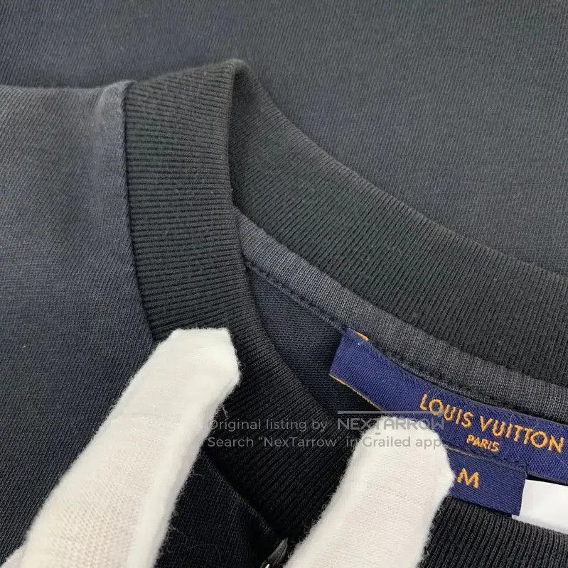 Louis Vuitton Louis Vuitton Black Cotton Women's T. Size M / US 6-8 / IT 42-44 - 9 Thumbnail