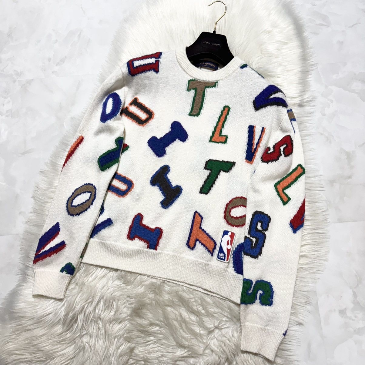 Louis Vuitton Louis Vuitton NBA collaboration multi-logo knit sweater Size US XS / EU 42 / 0 - 4 Thumbnail