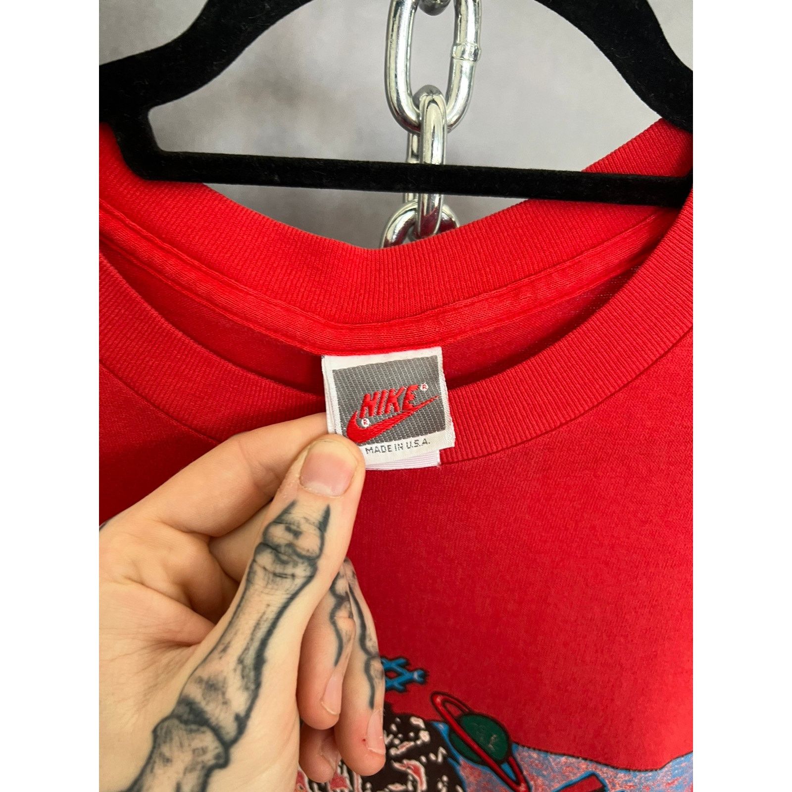 Nike × Vintage Vintage 80s Nike grey tag for serious golfers only shirt Size US XXL / EU 58 / 5 - 6 Thumbnail