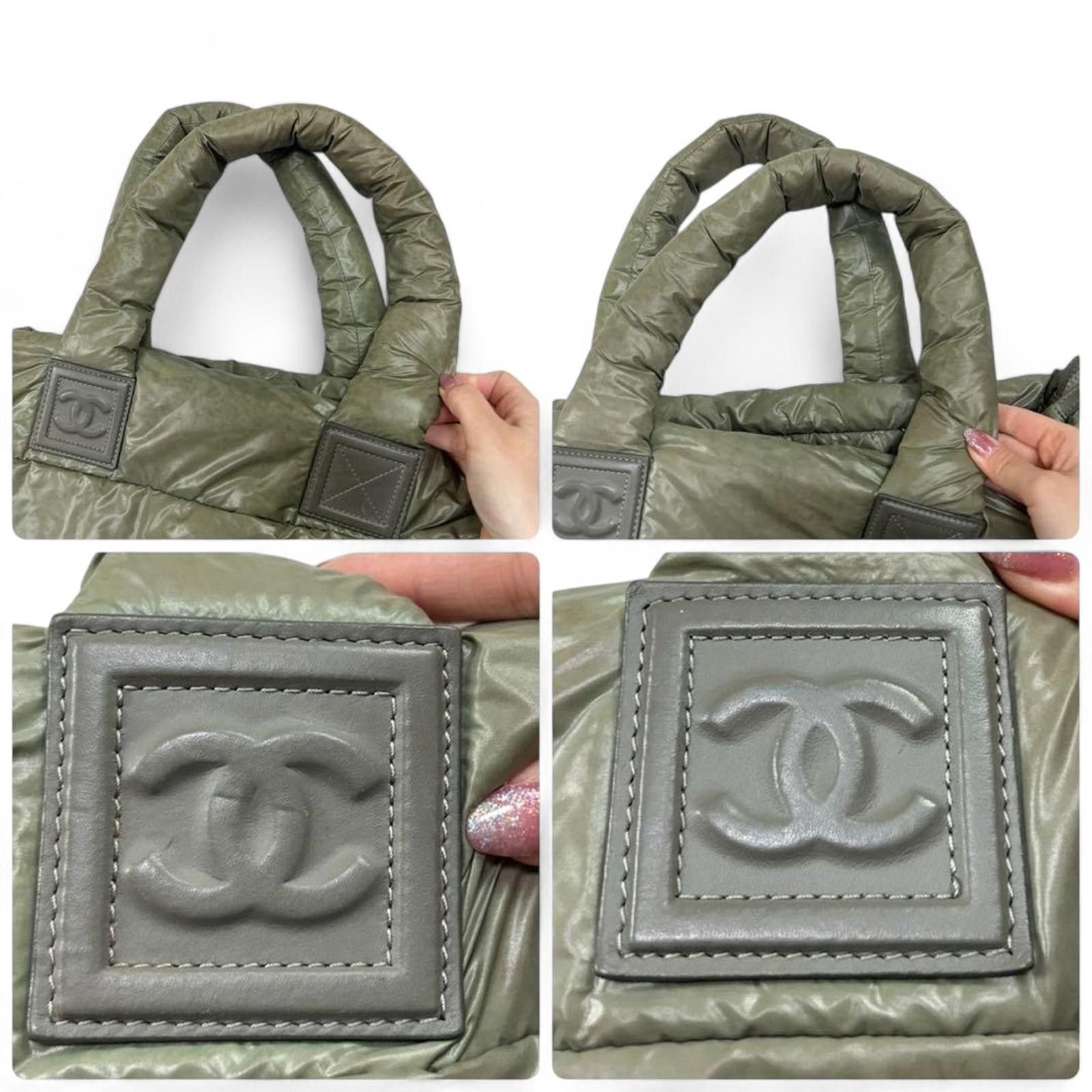 Chanel Chanel - Olive Green Puffer Tote Handbag Size ONE SIZE - 6 Thumbnail
