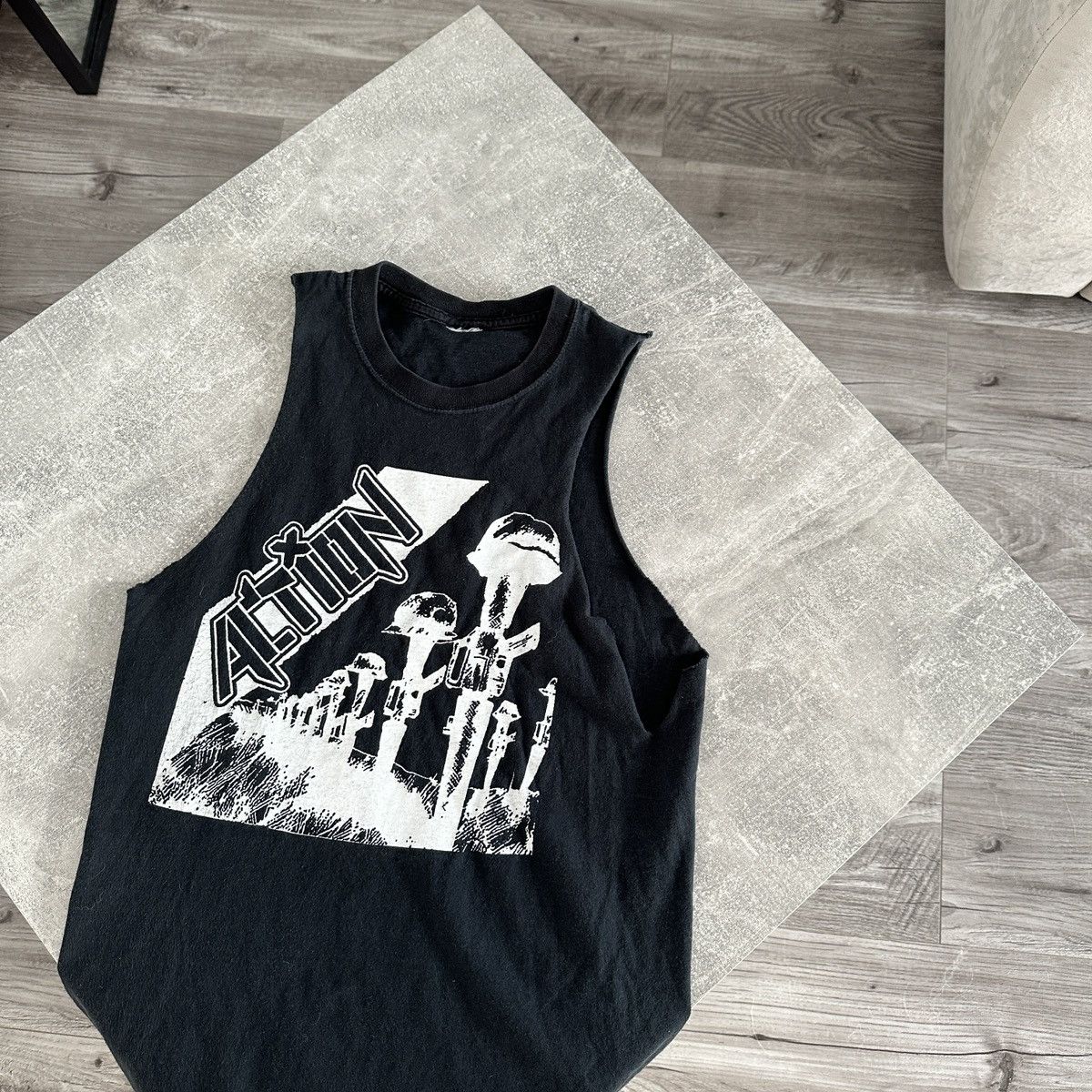 Band Tees Vintage 00s Action! Heavy metal band tank top tee y2k rare Size US S / EU 44-46 / 1 - 2 Thumbnail