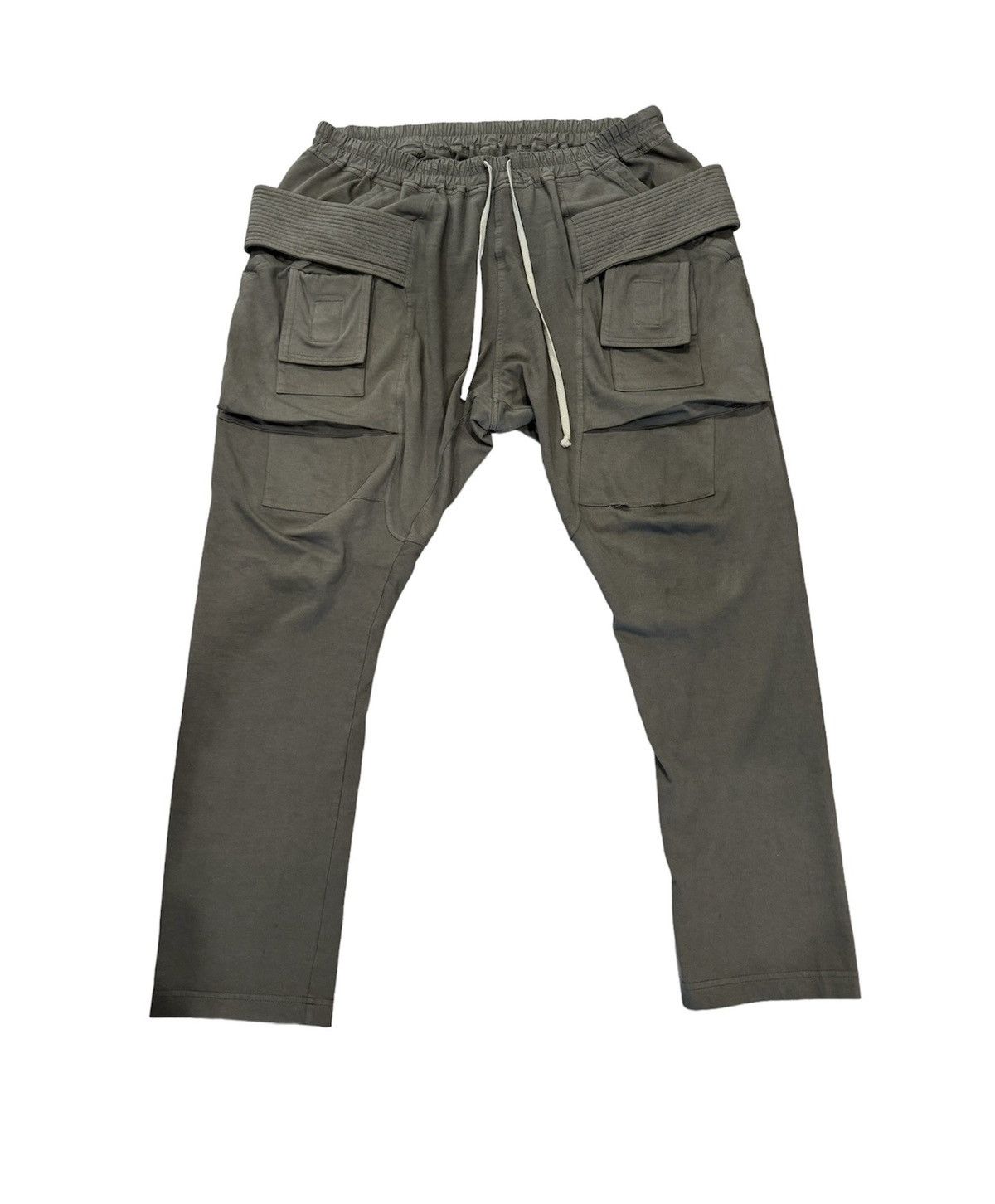 image of Rick Owens x Rick Owens Drkshdw Cotton Dust Creatch Cargo Pants in Brown, Men's (Size 40)