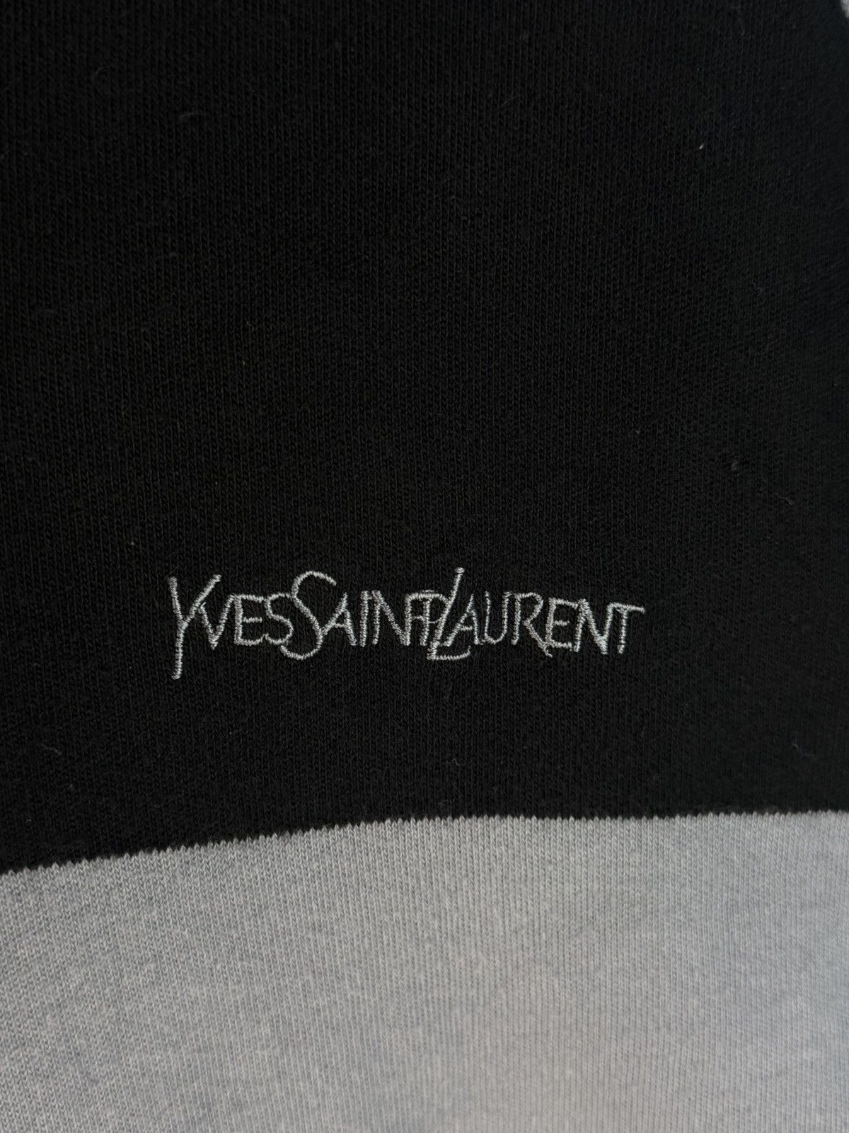 Yves Saint Laurent 90s YSL Sweatshirt 1/4 Button YSL Sweater Size US XL / EU 56 / 4 - 3 Thumbnail