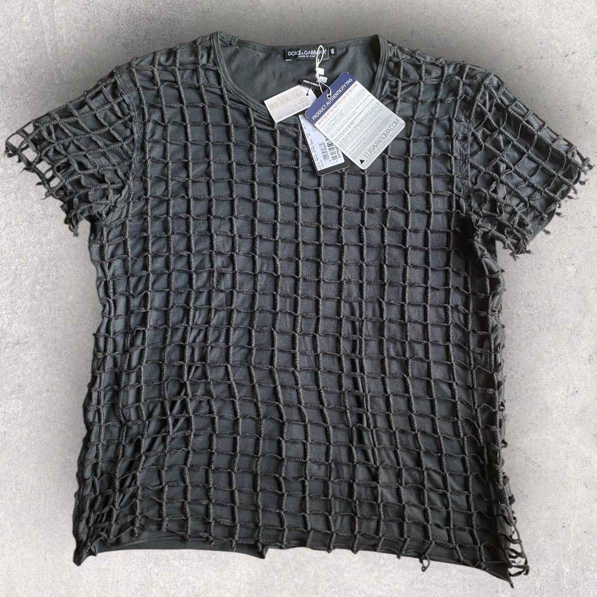 Dolce & Gabbana SS12 Laser Cut Layer T Shirt Runway Size US M / EU 48-50 / 2 - 1 Thumbnail