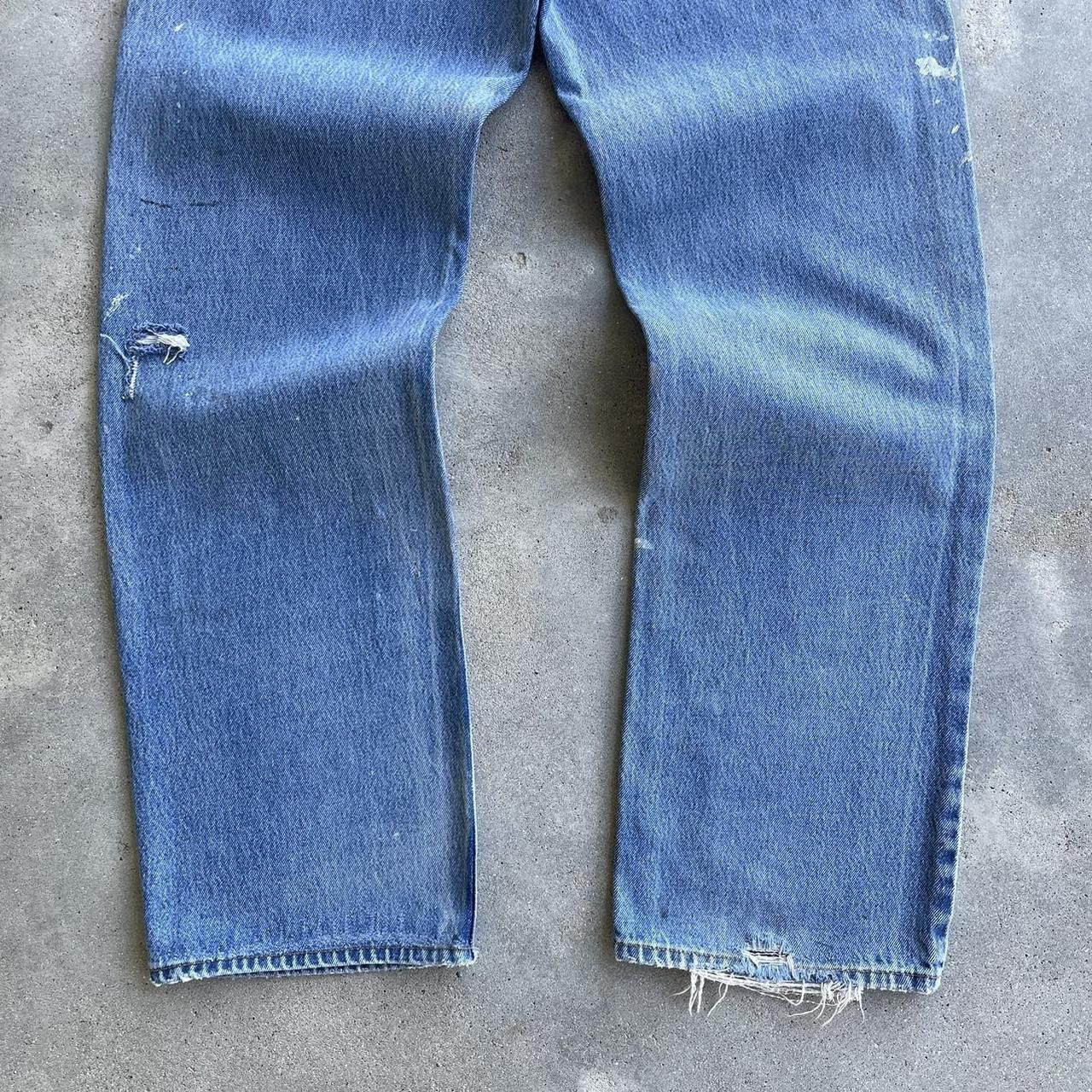 Japanese Brand × Vintage Crazy vintage distressed Y2K paint splatter grunge pants Size US 32 / EU 48 - 7 Thumbnail