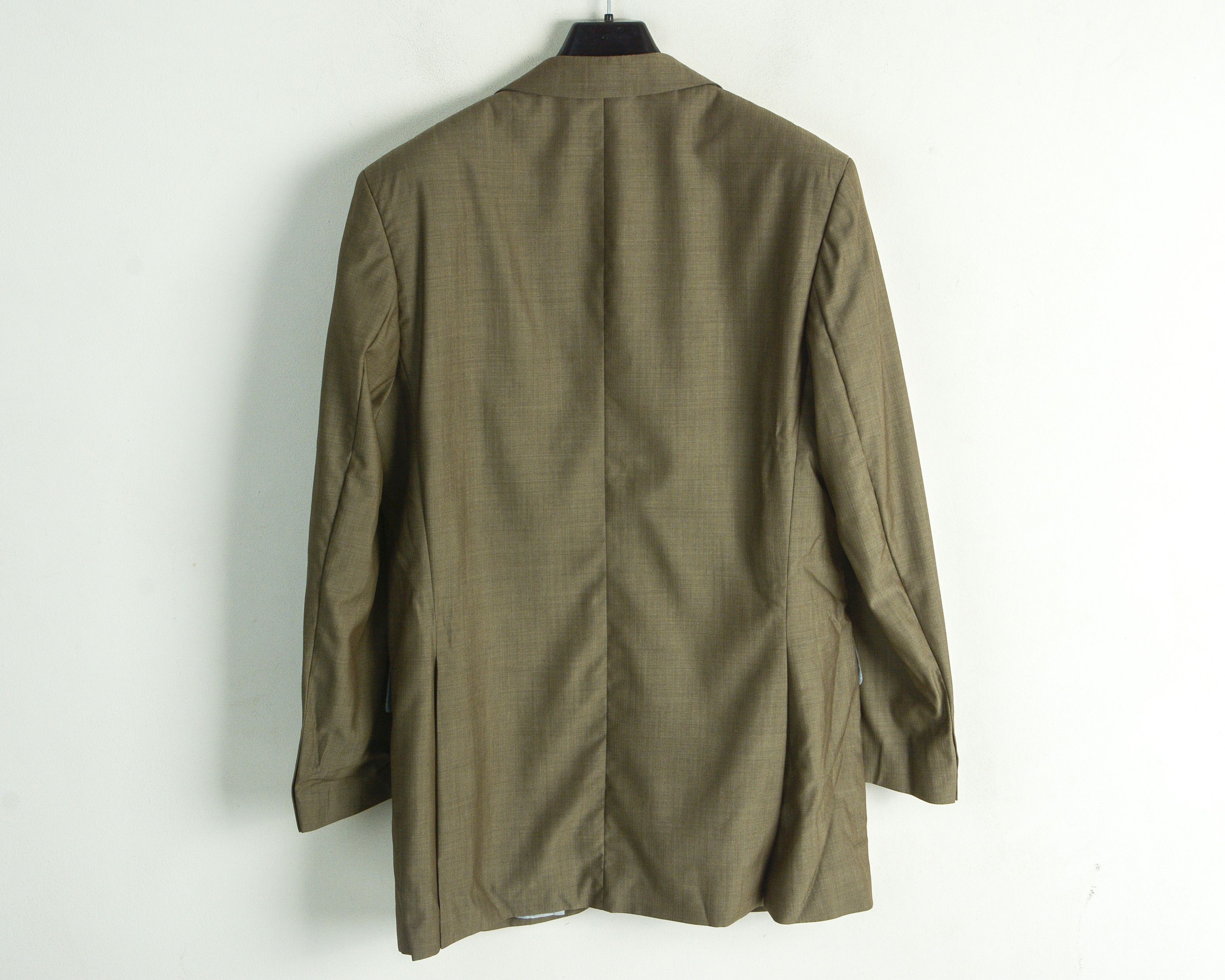 Designer BENVENUTO Blazer 100% Pure Wool Suit Jacket Button Up UK 38 Size 38R - 3 Thumbnail