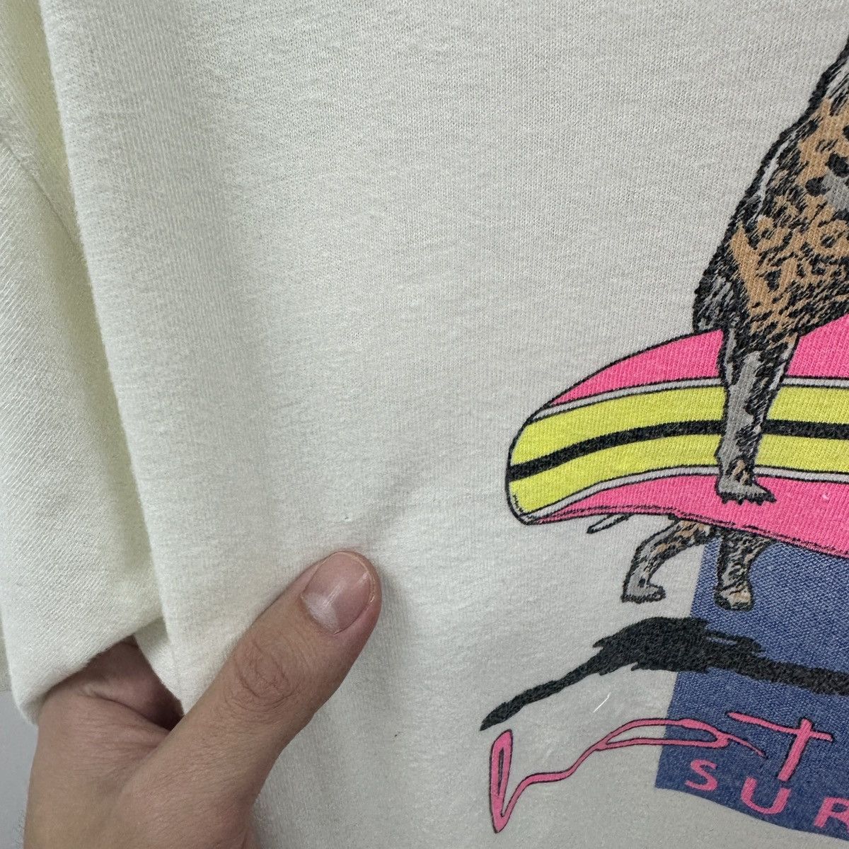 Vintage Vintage 90s Crazy Shirts Hawaii hot dogs surf team tee y2k Size US XL / EU 56 / 4 - 9 Thumbnail