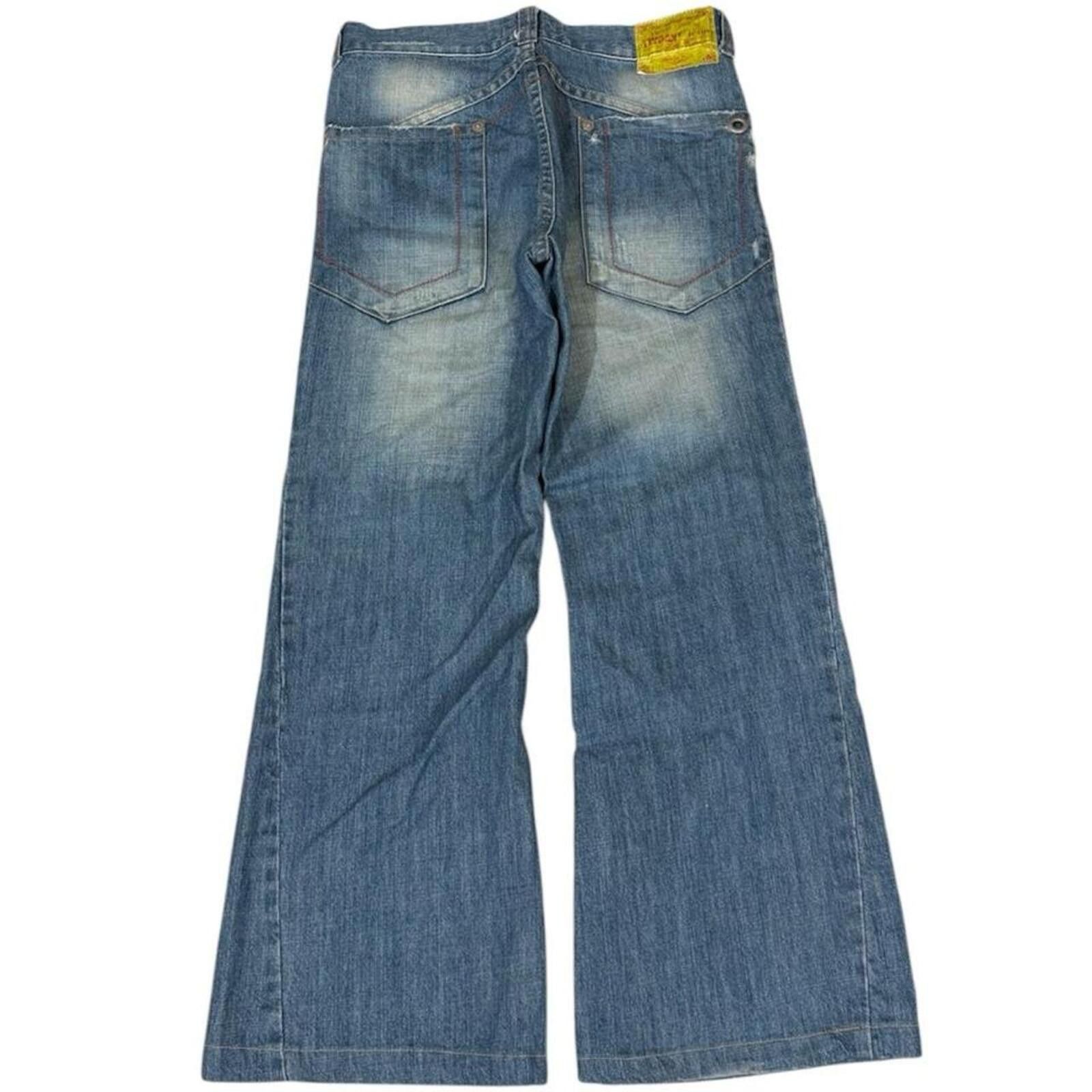 True Religion Two ant baggy style unique denim jeans Size US 31 - 2 Thumbnail