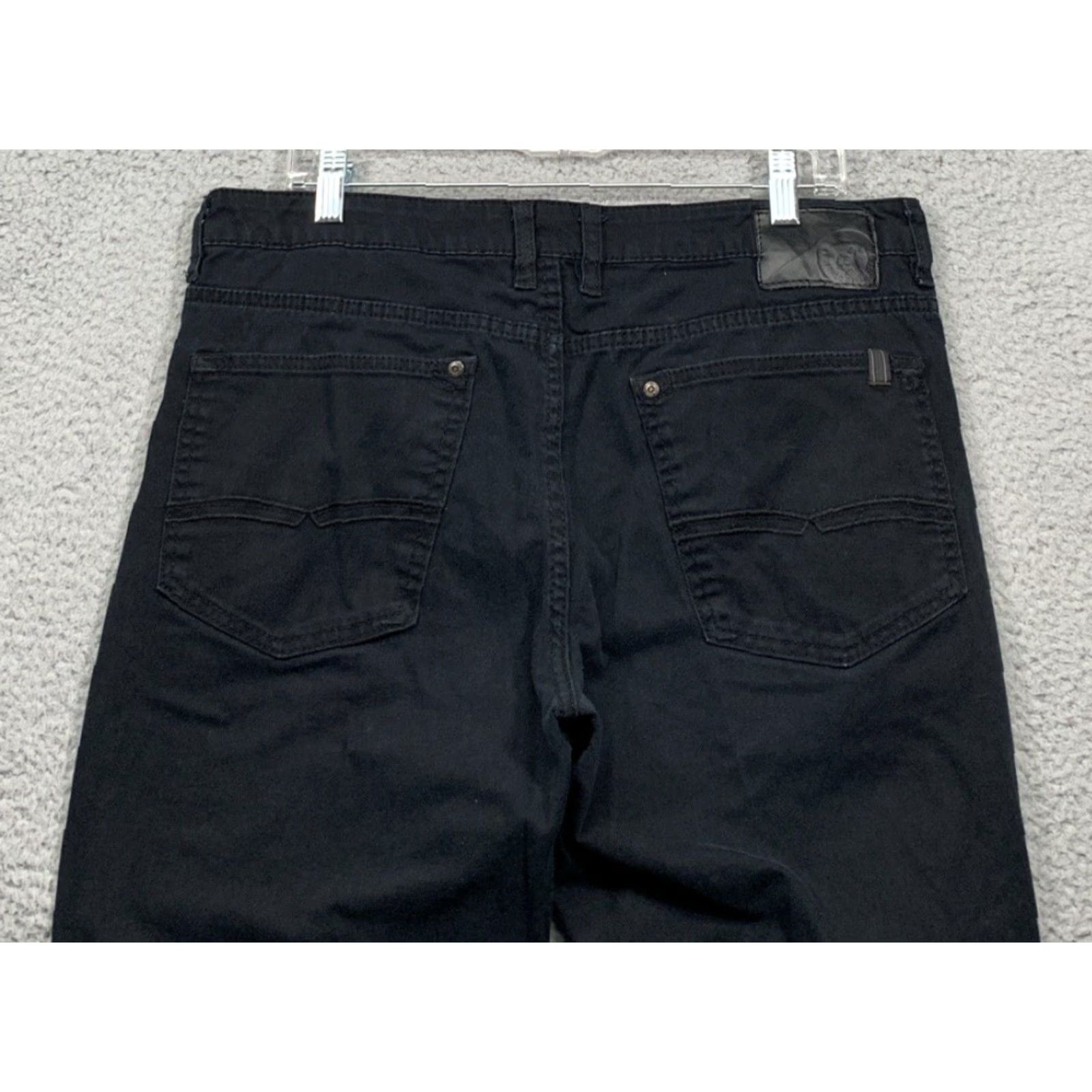 Buffalo David Bitton Buffalo David Bitton Jeans Men Slim Straight Stretch Black 5-Pocket Sz 35/28.5 Denim Skinny? Size US 35 - 5 Thumbnail