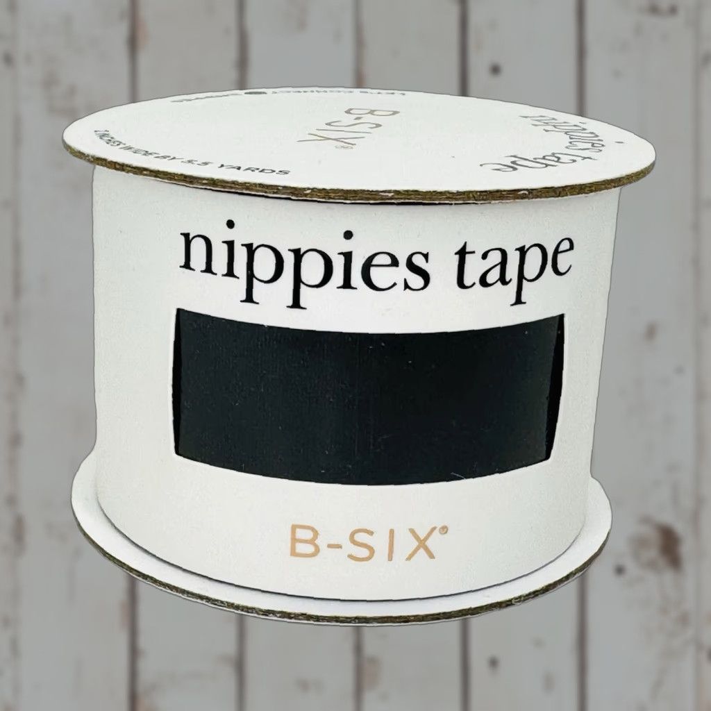 Vintage B-SIX Nippies Breast Lift Tape Roll Black One Size Women Free Shipping Size ONE SIZE - 1 Thumbnail