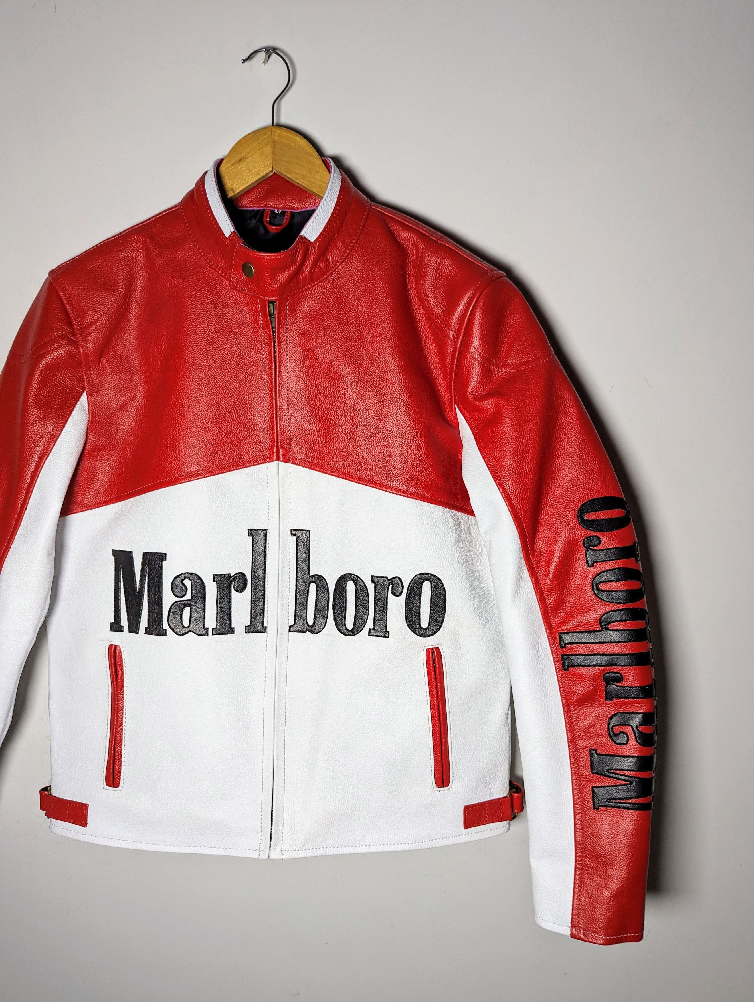 Marlboro MARLBORO GENUINE LEATHER JACKET RARE Y2K OUTERWEAR Size M / US 6-8 / IT 42-44 - 4 Thumbnail