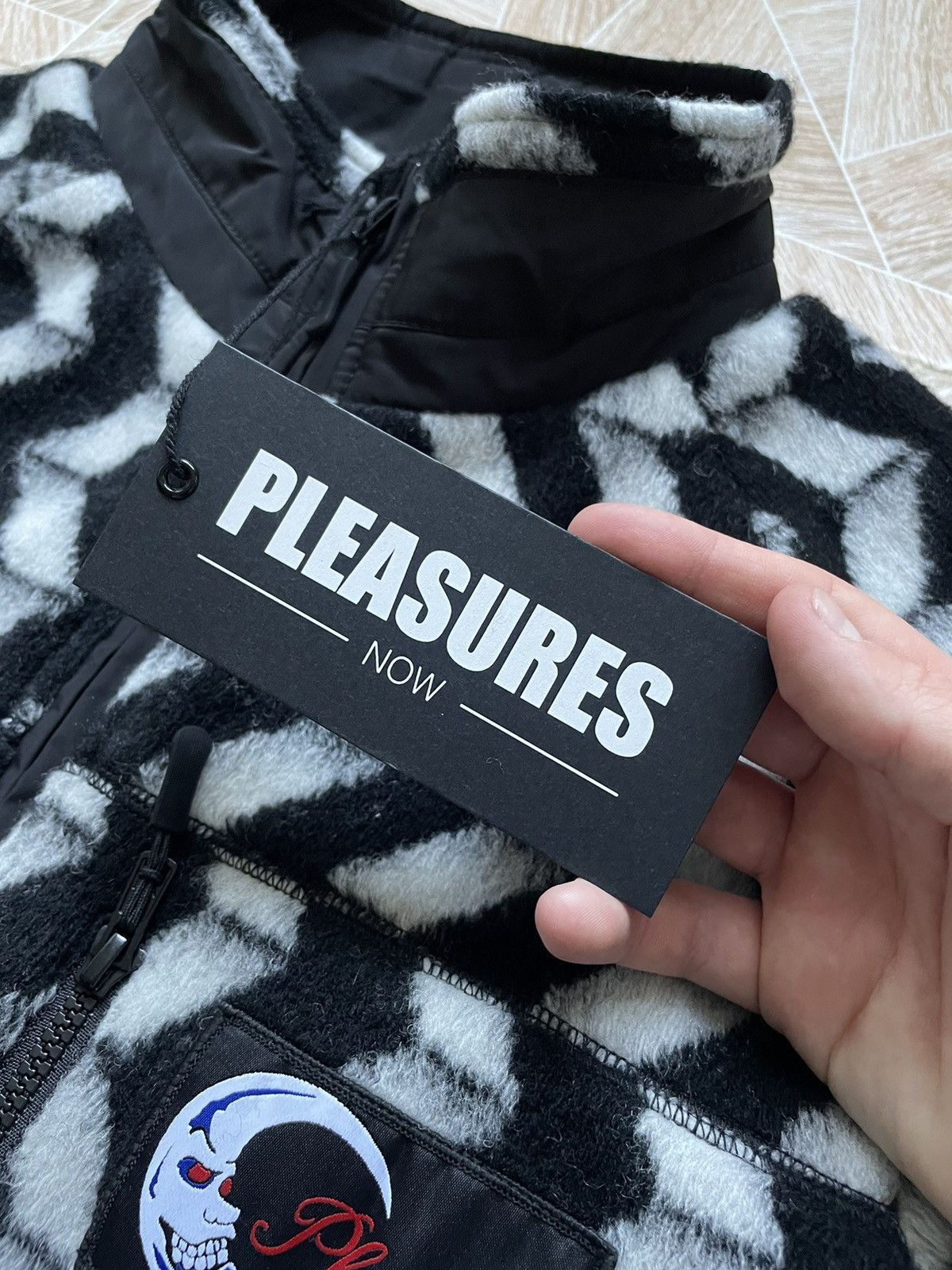 Pleasures Skate Y2K Rare Pleasures Wool Fleece Drifter Fuzzy Jacket L Size US L / EU 52-54 / 3 - 12 Thumbnail