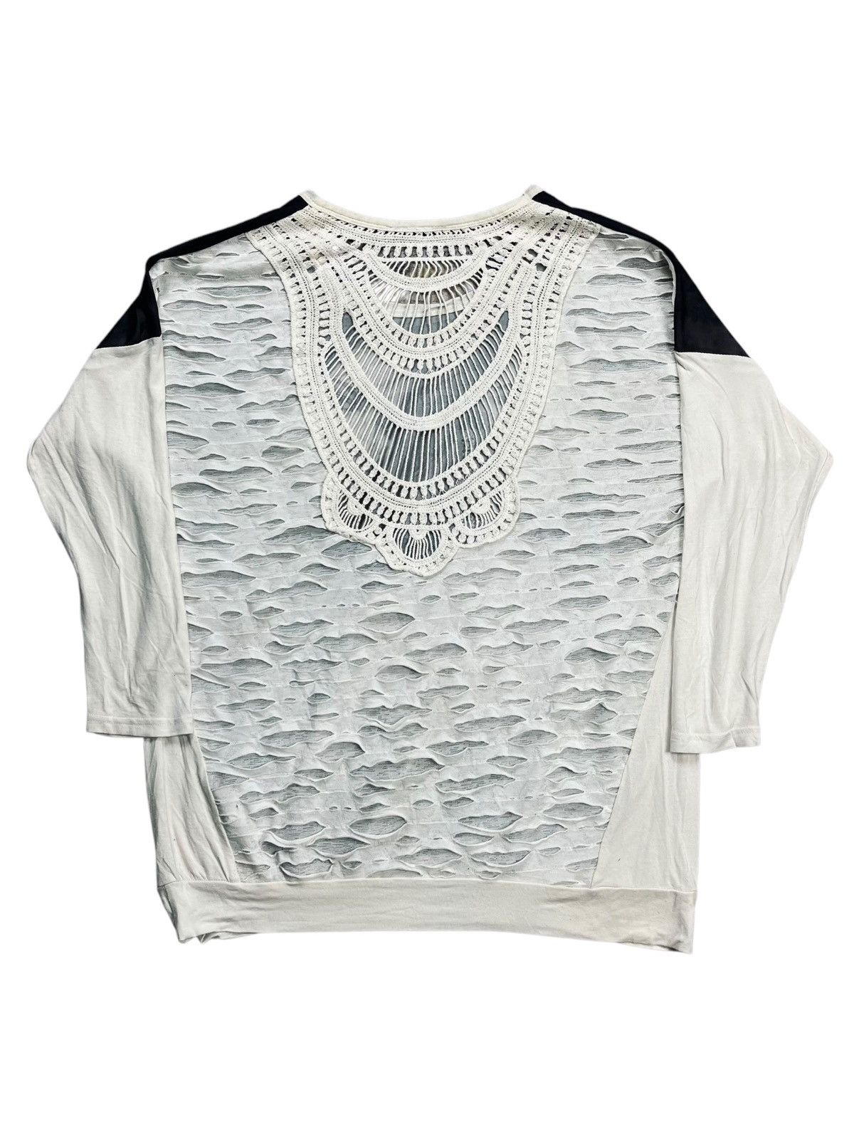 20471120 × Beauty Beast × Hysteric Glamour 2000s Talwarsons - Printed Face Glamour Top Size M / US 6-8 / IT 42-44 - 4 Thumbnail