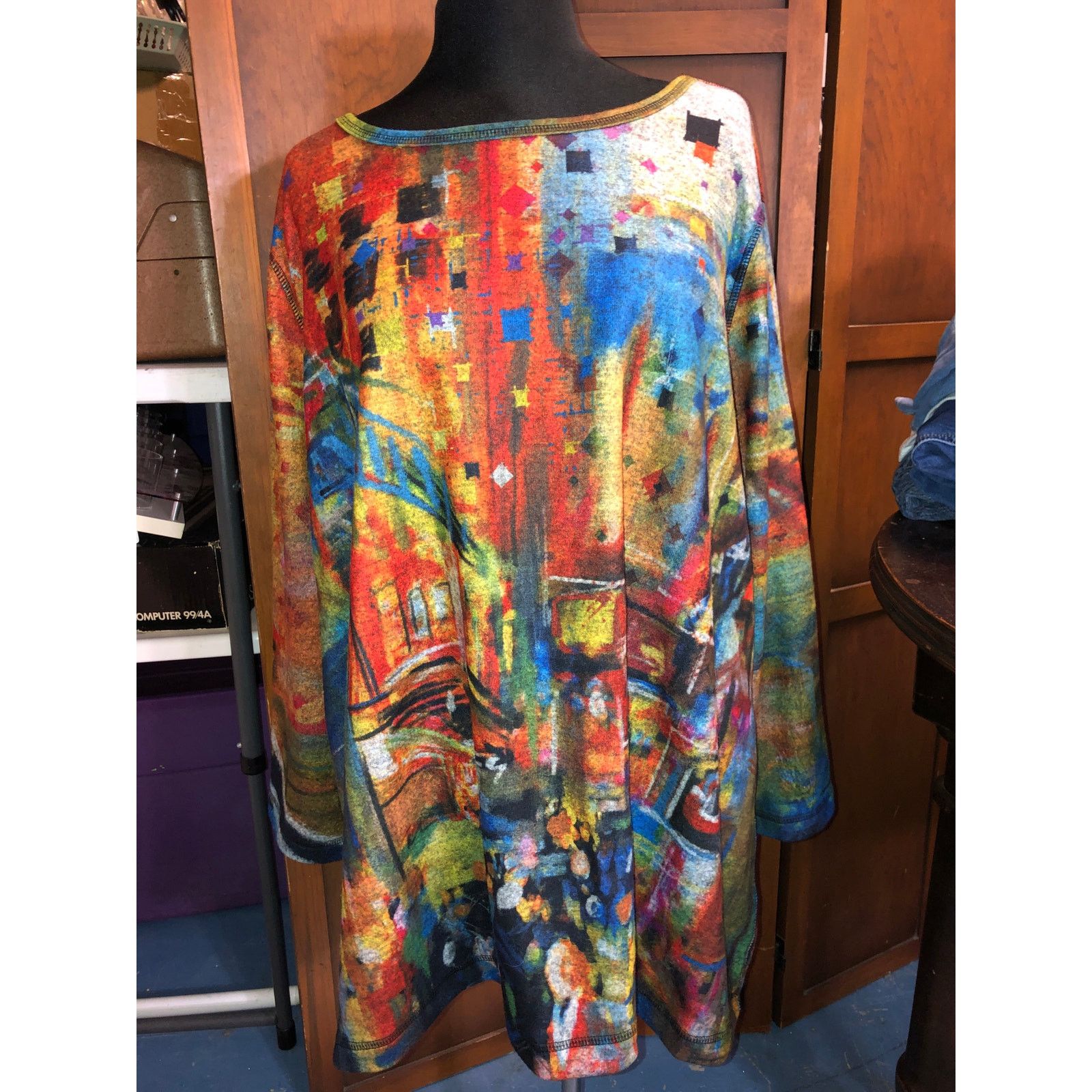 Other Women’s Ali Miles printed blouse Size 3XL / US 20-22 - 1 Thumbnail