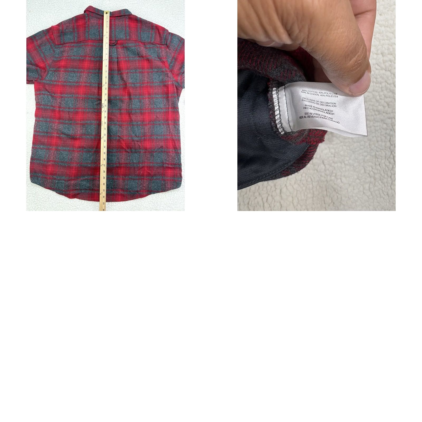 Orvis Orvis Shirt Jacket Mens 2XL Red Plaid Heavyweight Flannel Shacket Button-Up Cotton Western Size US XXL / EU 58 / 5 - 8 Thumbnail