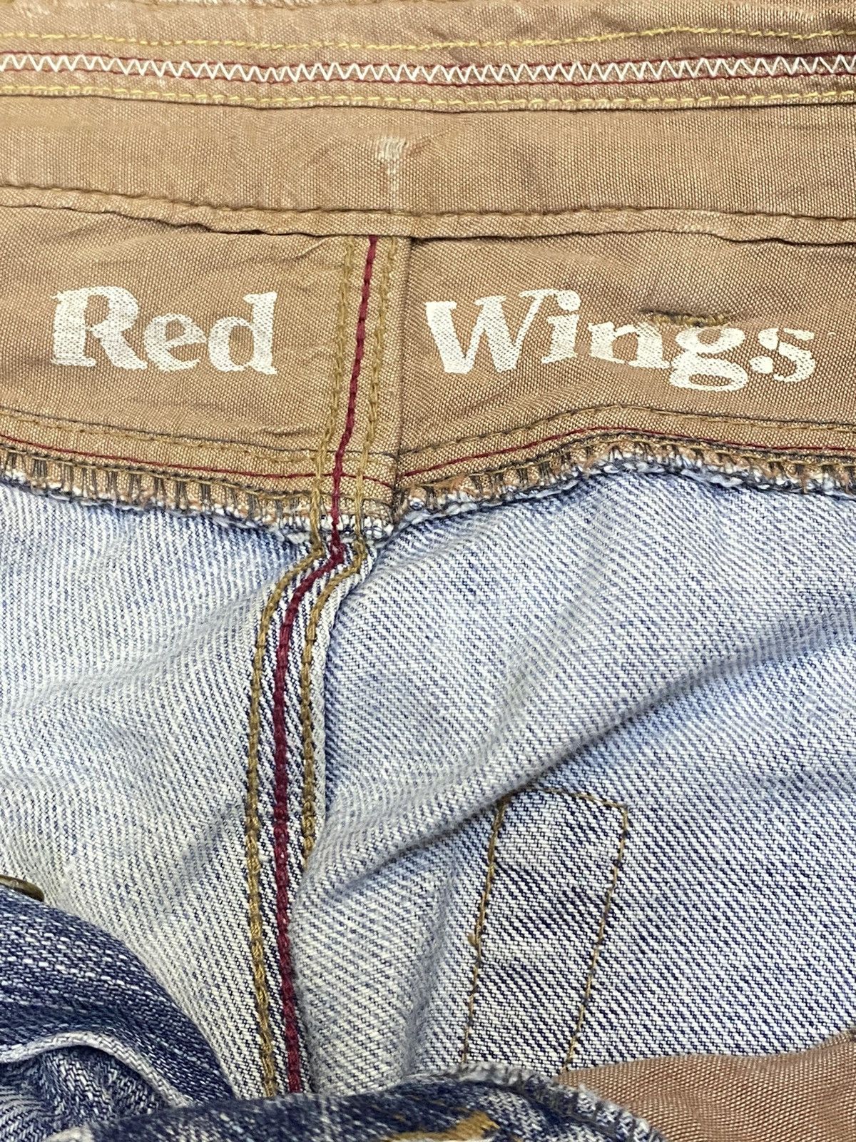 Engineered Garments × Red Wing Vintage Red Wing Faded Wash Punk Style Jeans Size US 32 / EU 48 - 11 Thumbnail