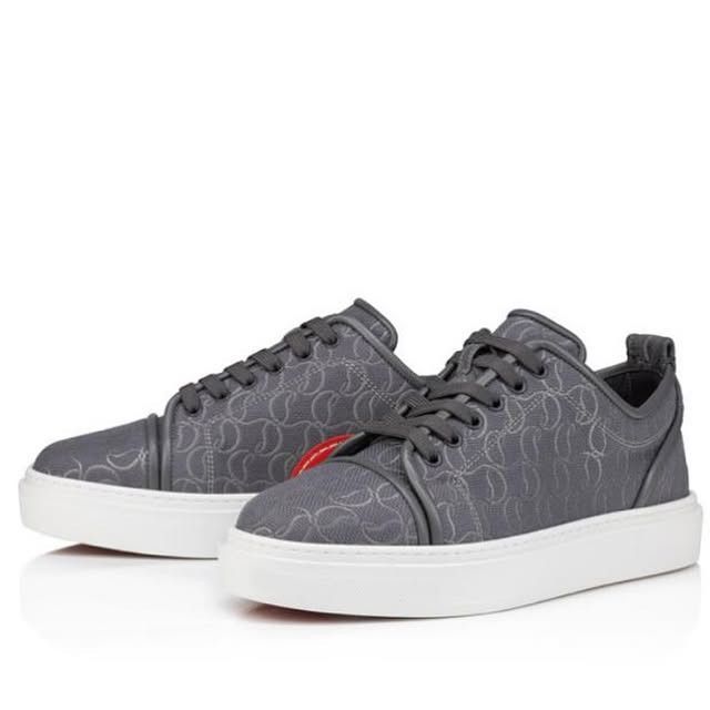 Christian Louboutin o1s1wg110225 Adolon Junior Flat in Smoky Size US 8.5 / EU 41-42 - 1 Thumbnail
