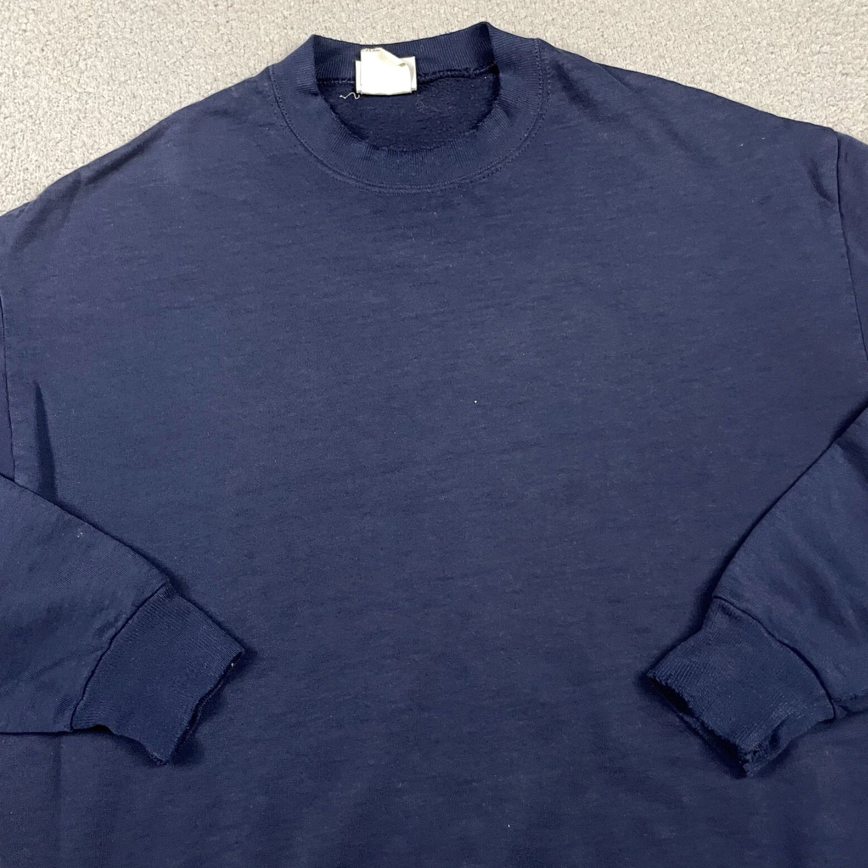 Jerzees VINTAGE Jerzees Sweatshirt Adult M Blue Distressed 90s Raglan Crew Neck Pullover Men Size US M / EU 48-50 / 2 - 2 Thumbnail