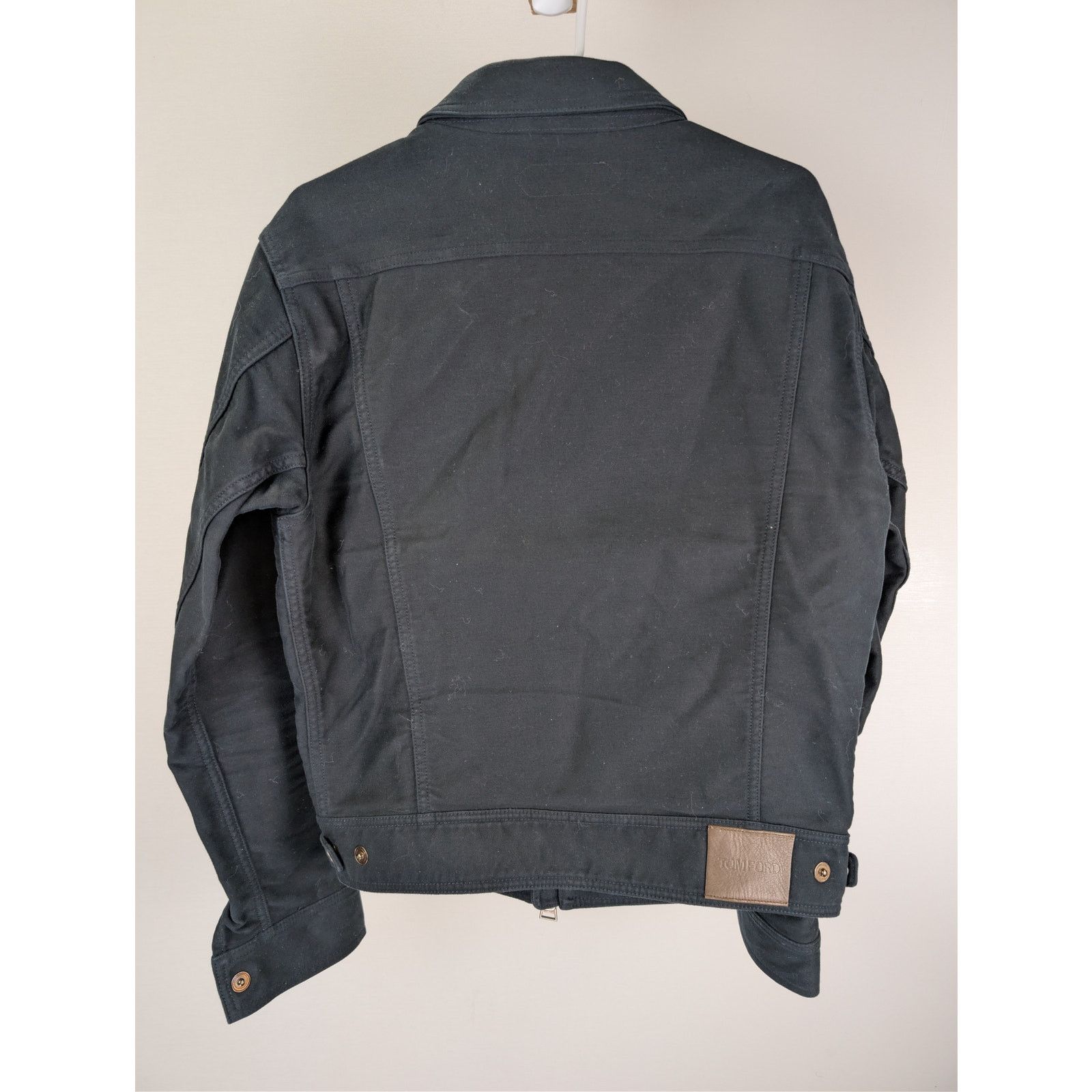 Tom Ford o1rshd1 CC20 Zip-up Jacket in Navy Blue Size US M / EU 48-50 / 2 - 11 Thumbnail